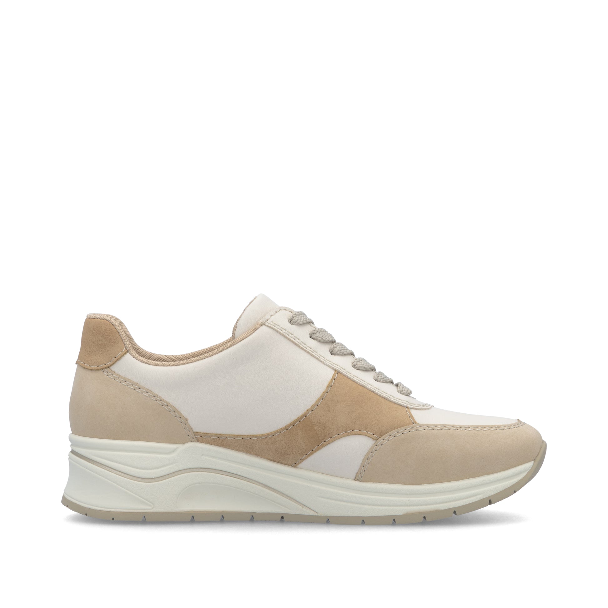 Beige Zip Shoes for Women | Rieker N9518-60