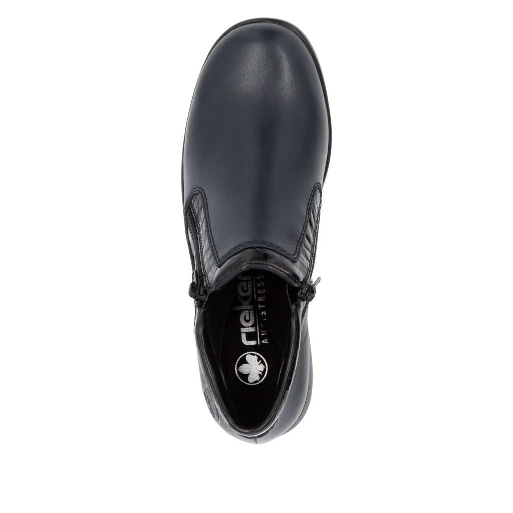 Blue Zip Boots for Women | Rieker L4883-14