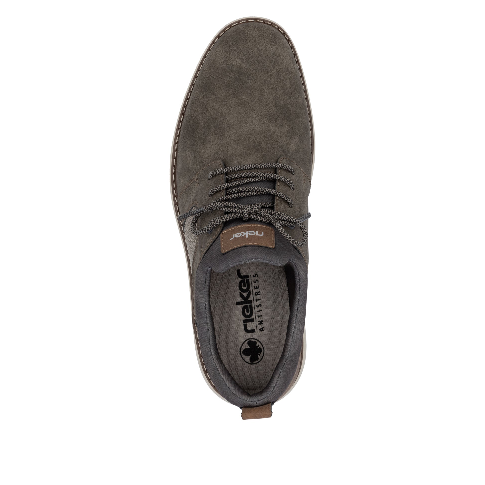 Brown Elasticated Shoes for Men | Rieker 11351-25