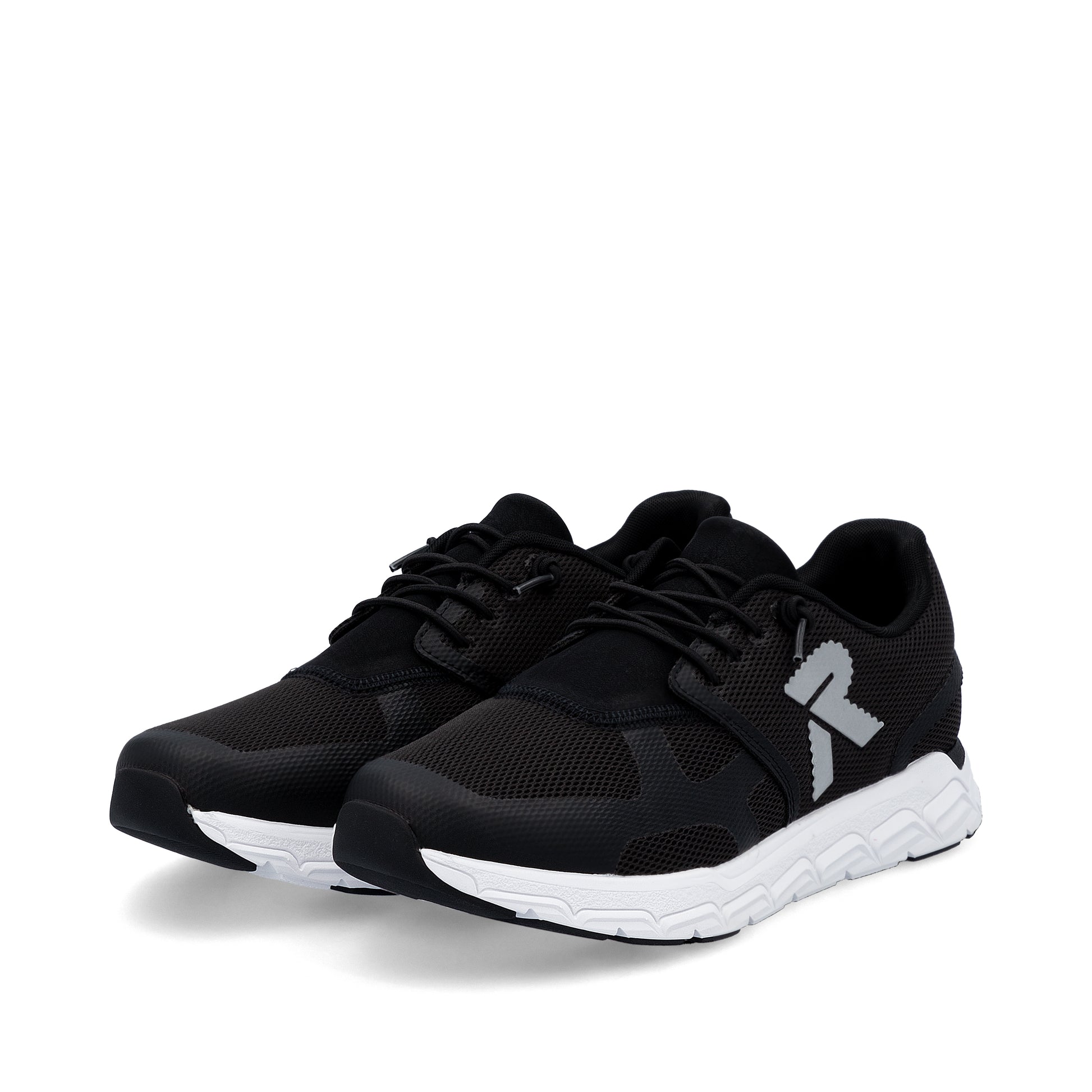 Black Elasticated Shoes for Women | Rieker M9000-00