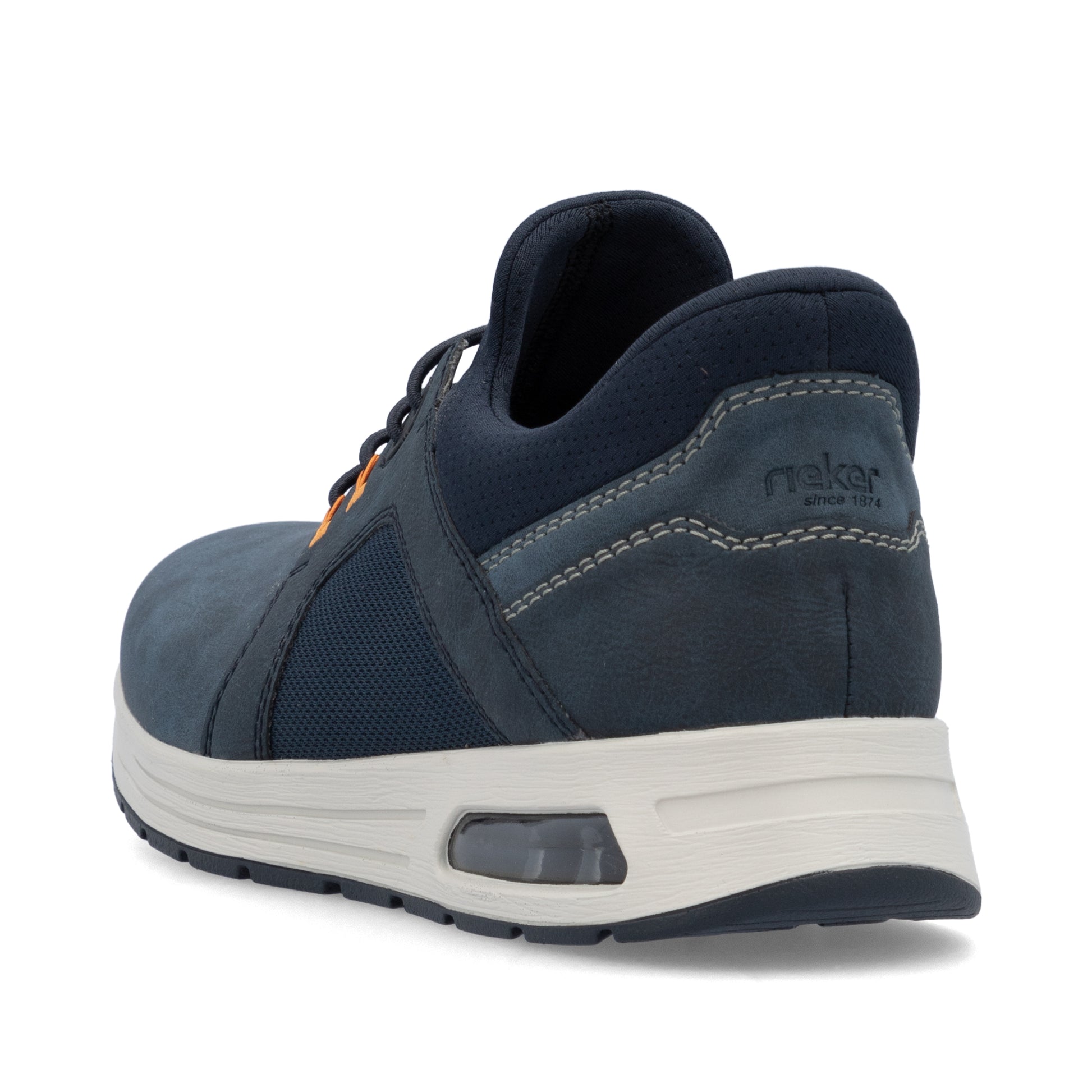 Blue Elasticated Shoes for Men | Rieker B1053-14