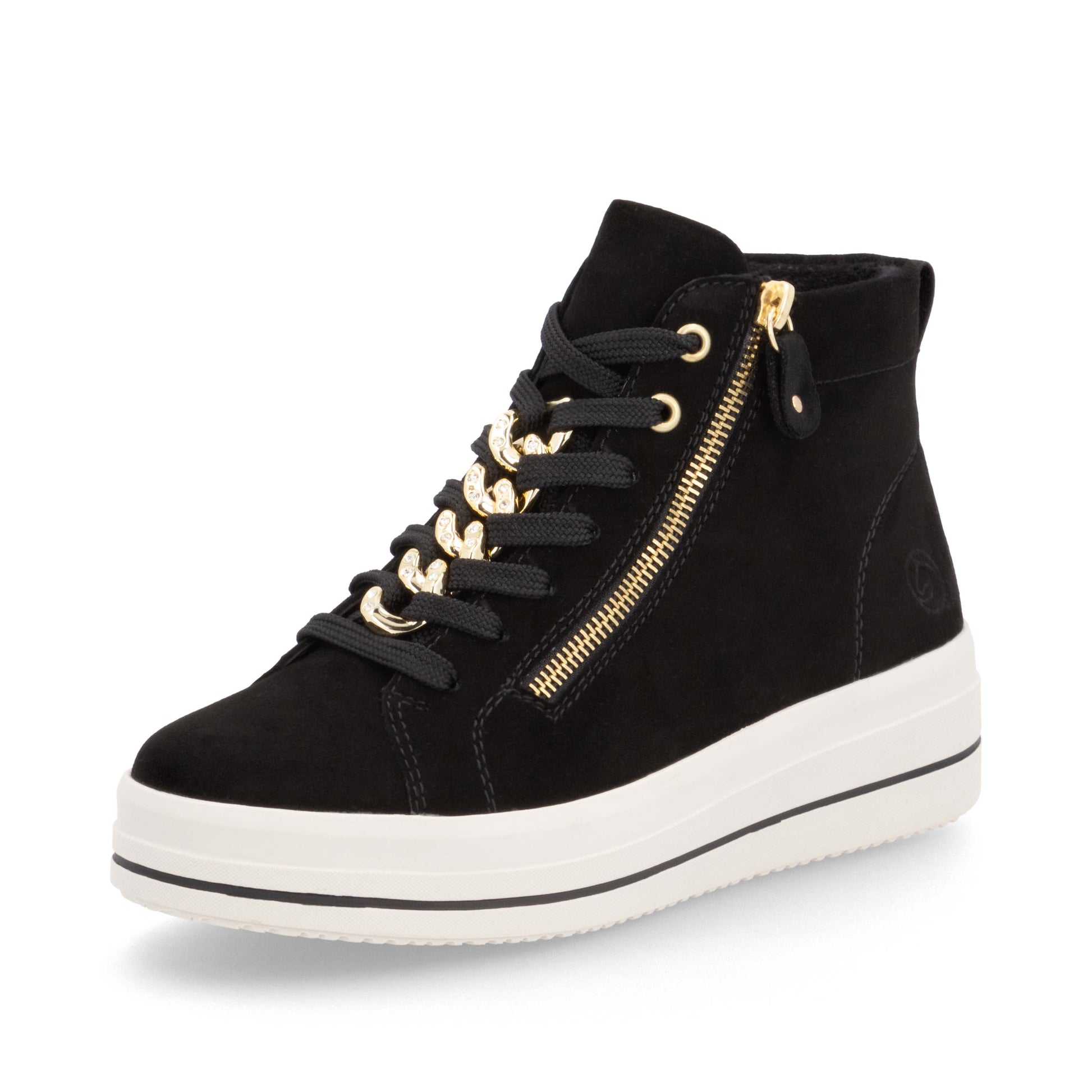 Black Zip Boots for Women | Remonte D1C70-02