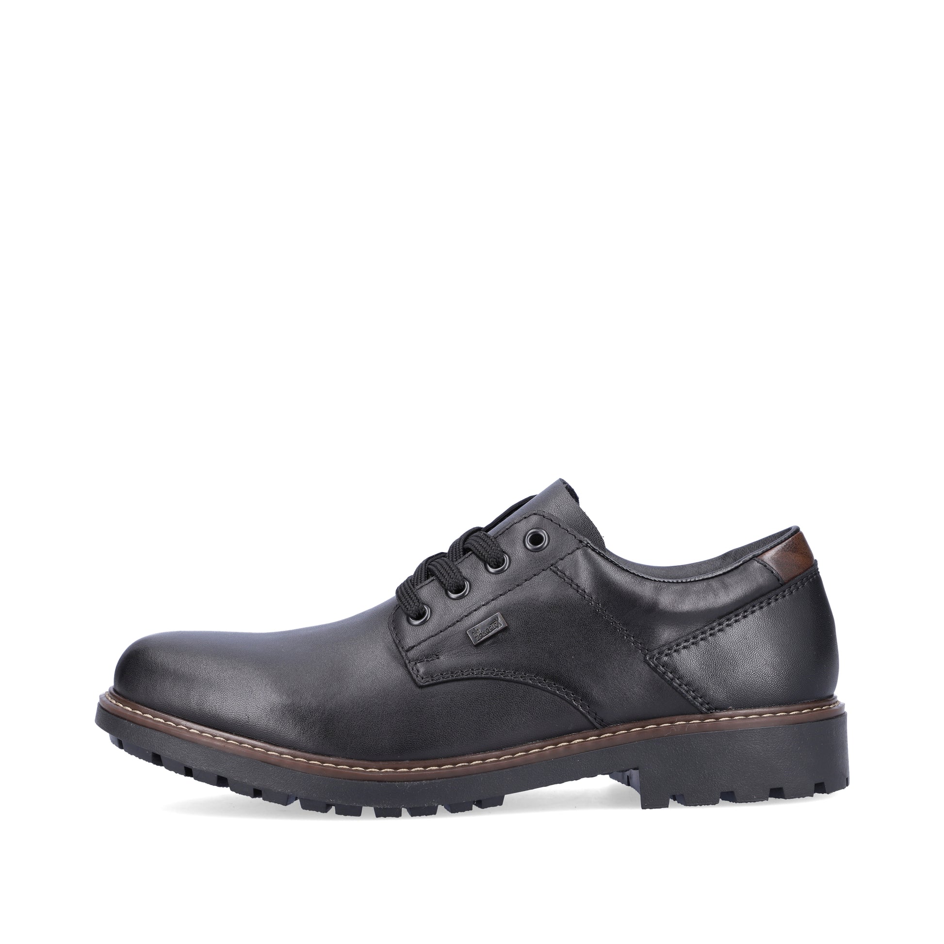 Black Elasticated Shoes for Men | Rieker F4611-00