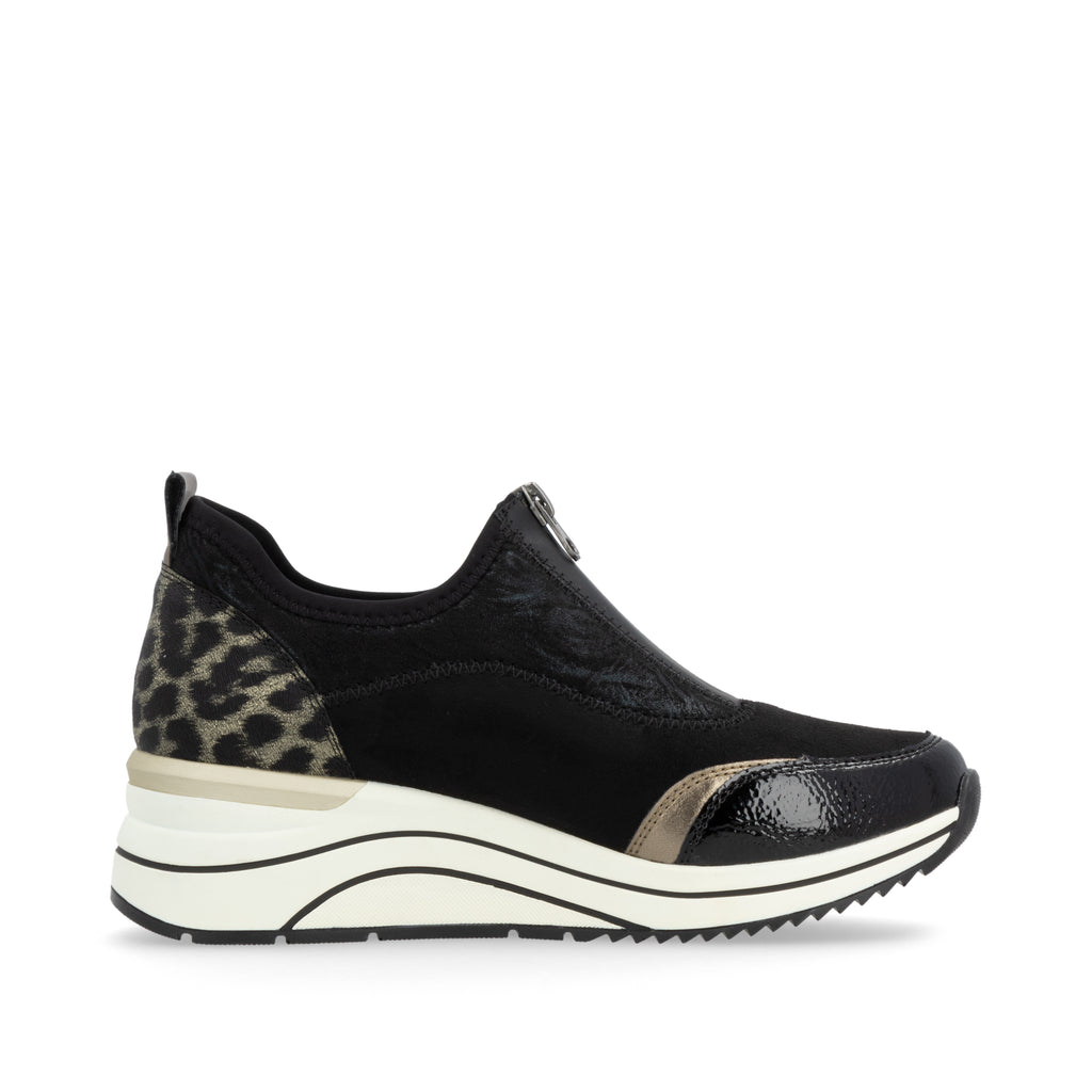 Black Zip Shoes for Women | Remonte D0T08-02