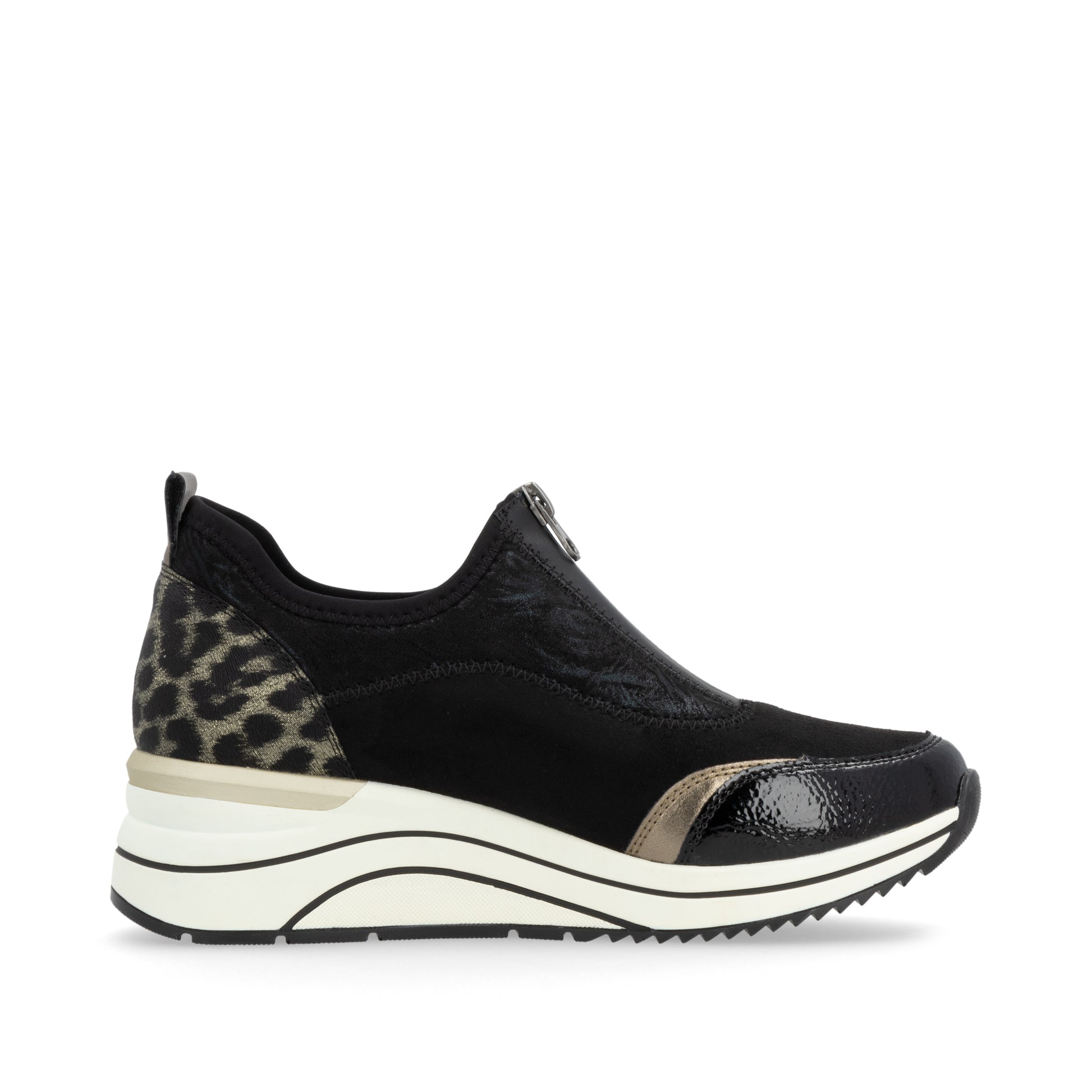 Black Zip Shoes for Women | Remonte D0T08-02