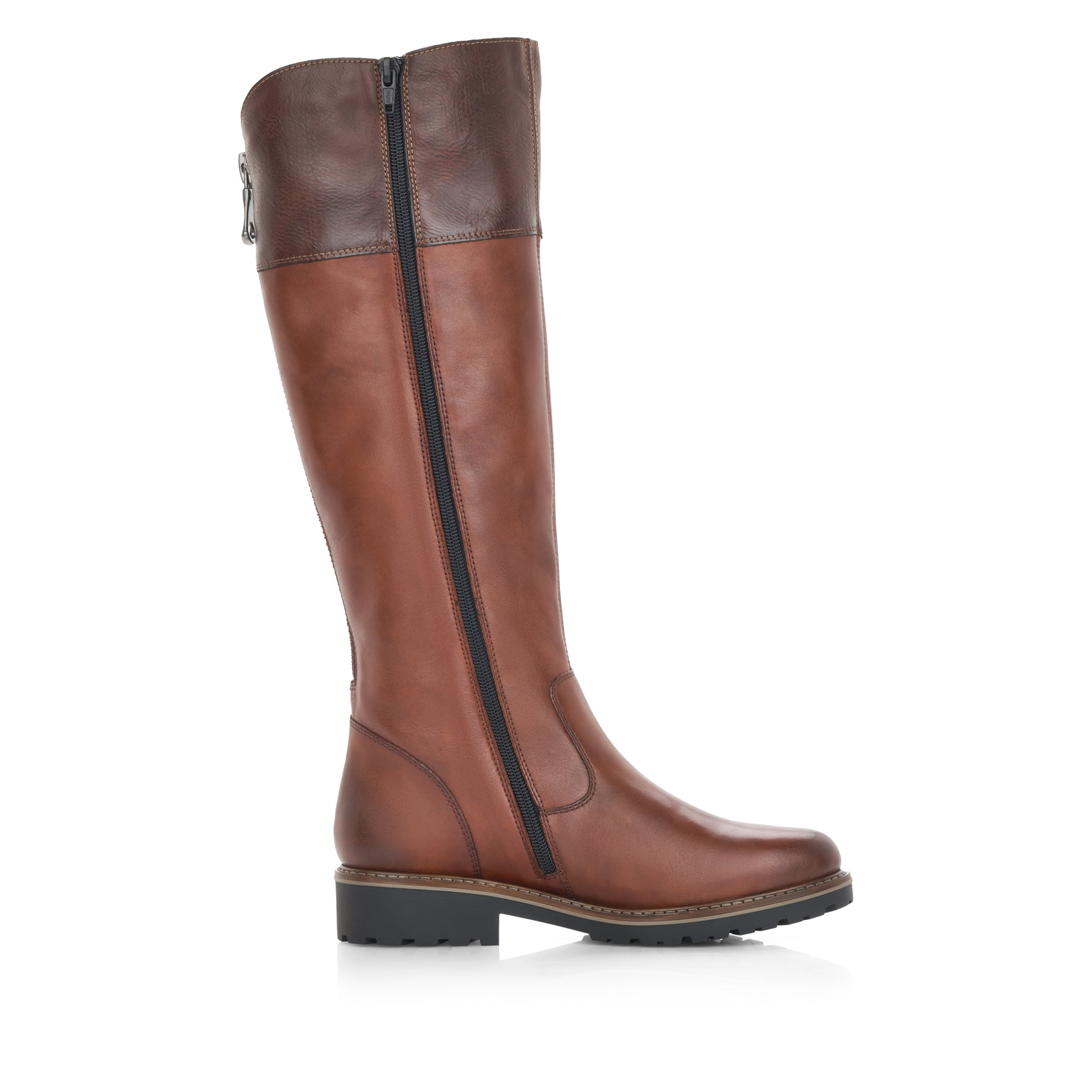 Brown Zip Boots for Women | Remonte R6581-22