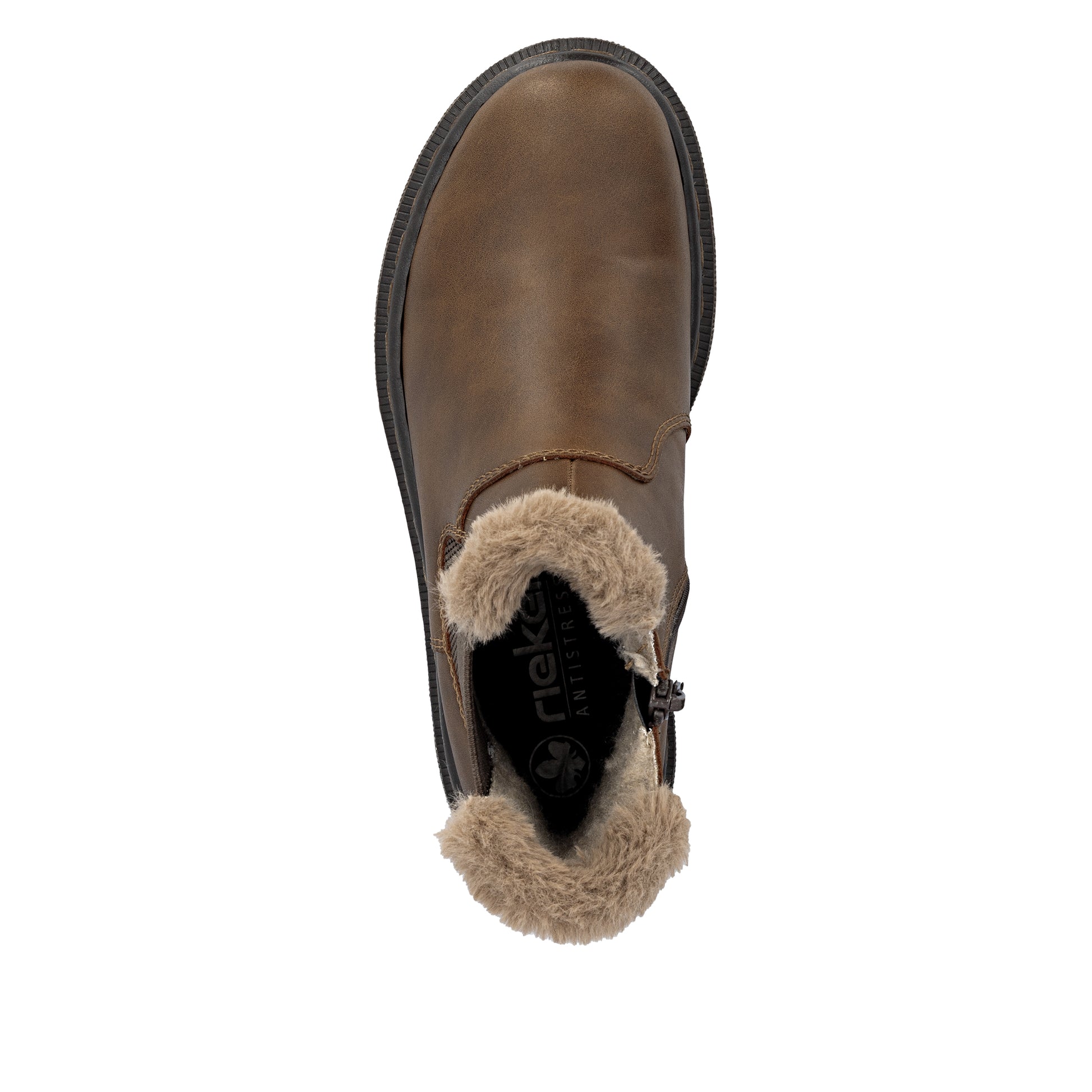 Brown Zip Boots for Women | Rieker 78250-22