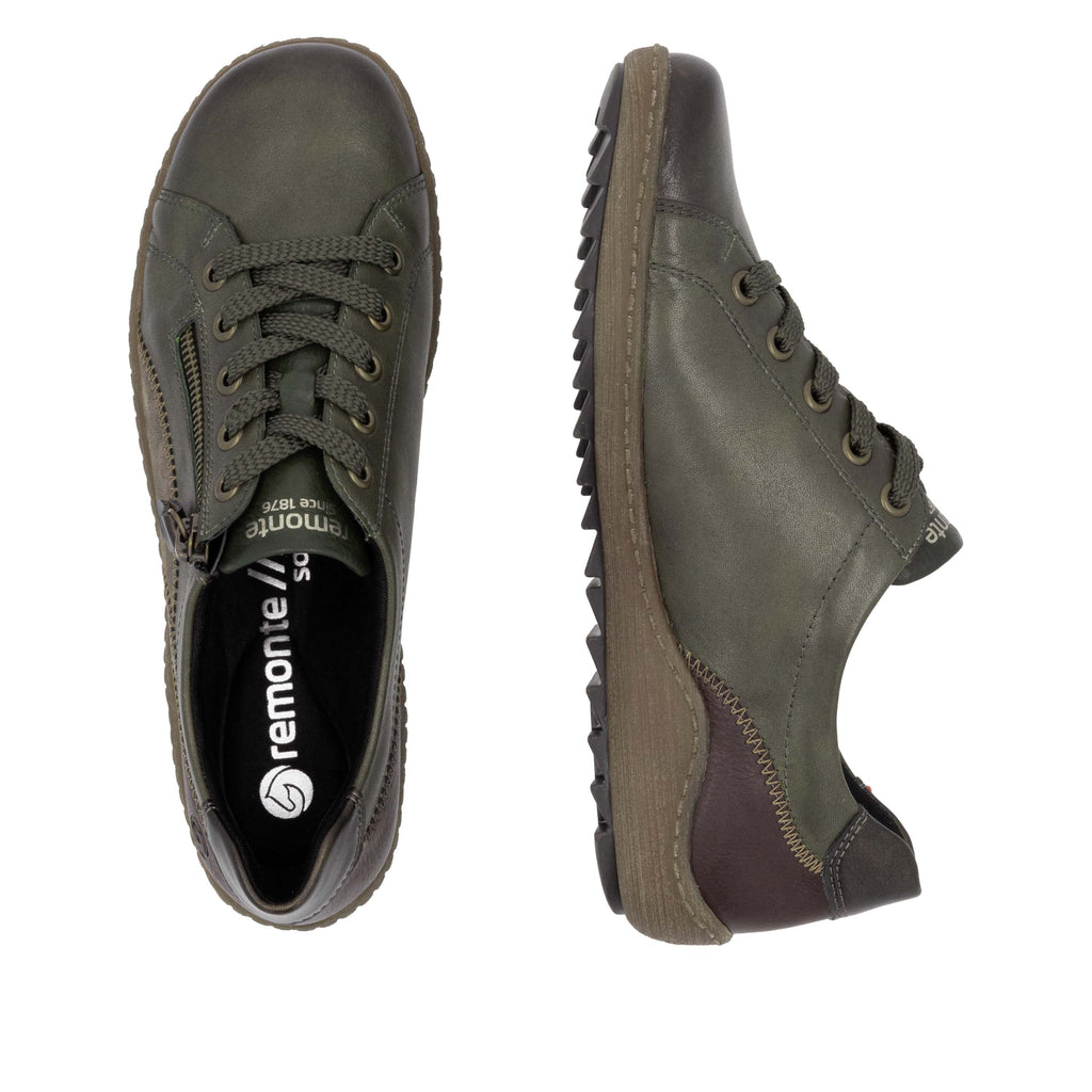 Green Zip Shoes for Women | Remonte R1439-52