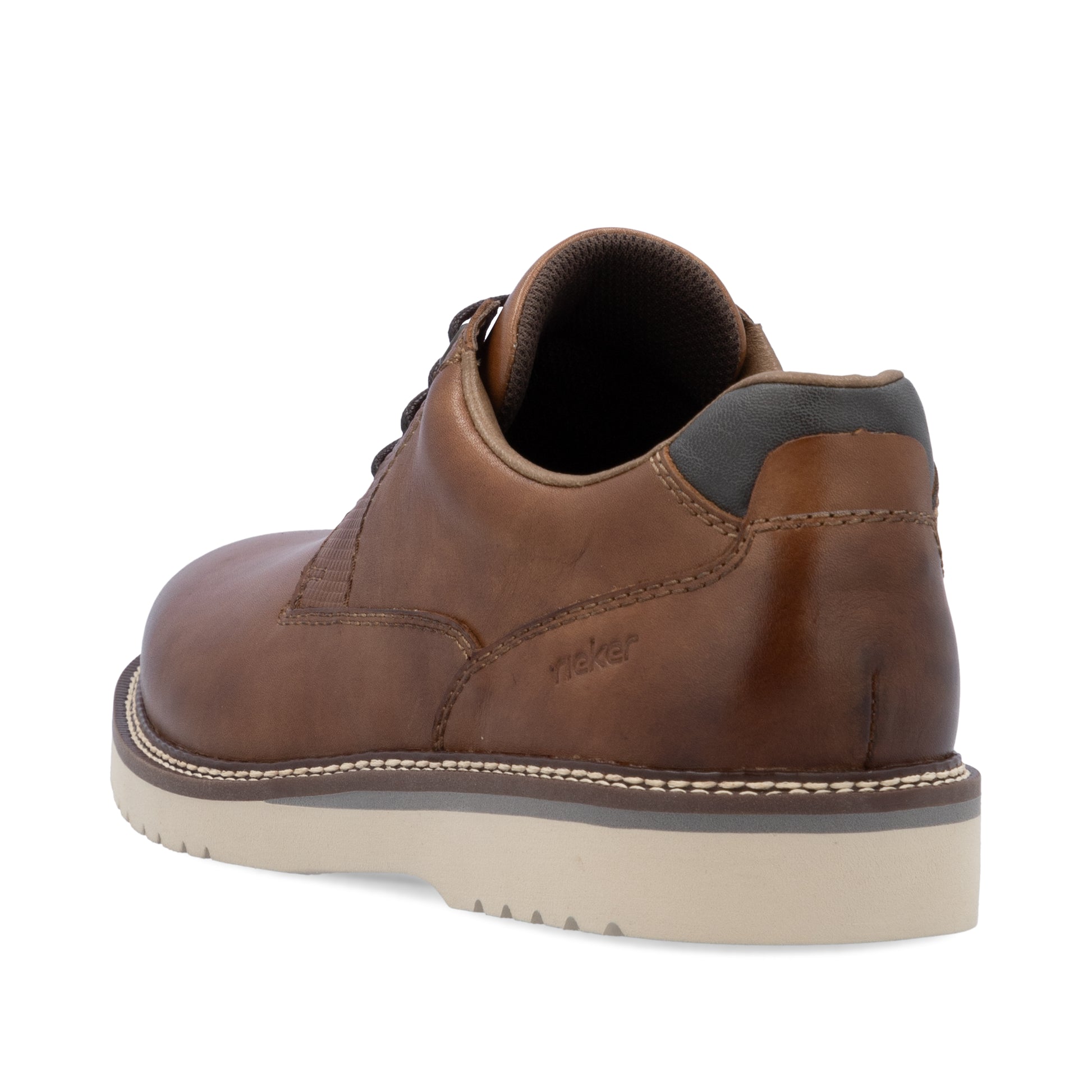 Brown Elasticated Shoes for Men | Rieker 04503-24