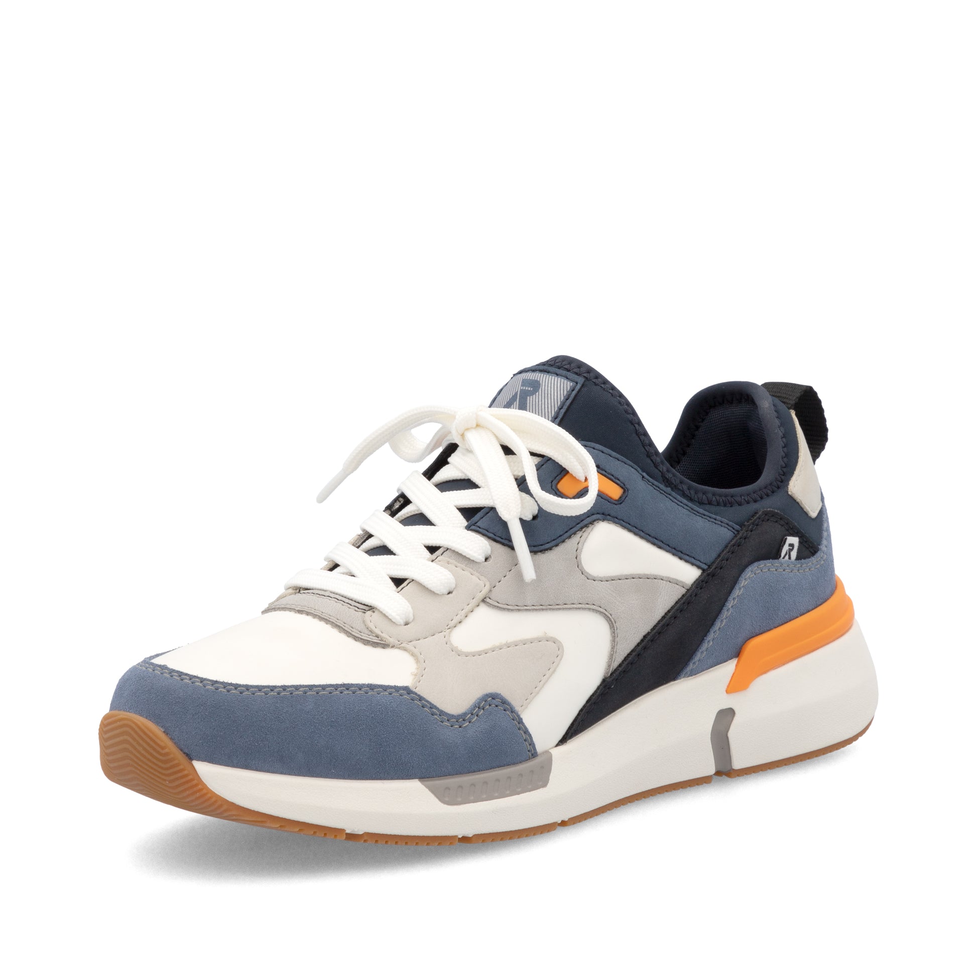 Blue Elasticated Shoes for Men | Rieker U1403-14