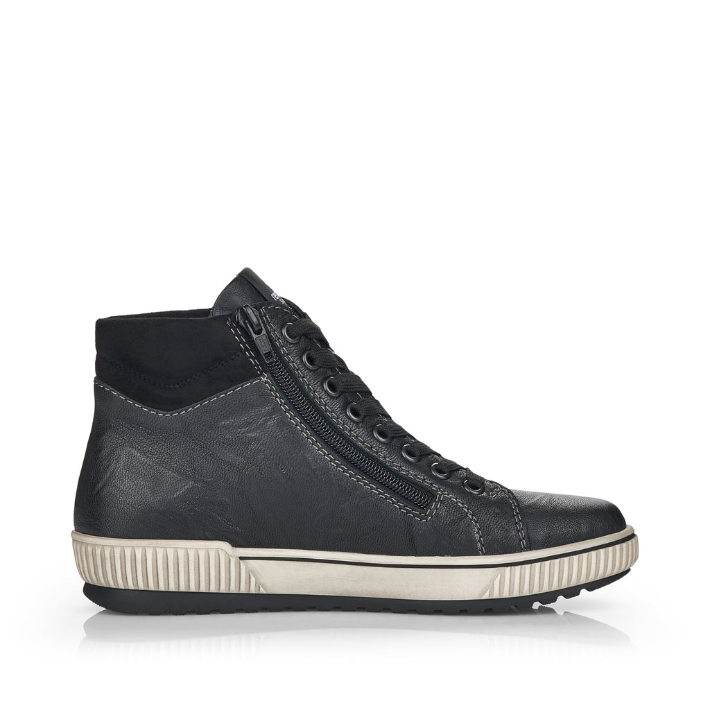 Black Zip Boots for Women | Remonte D0772-01