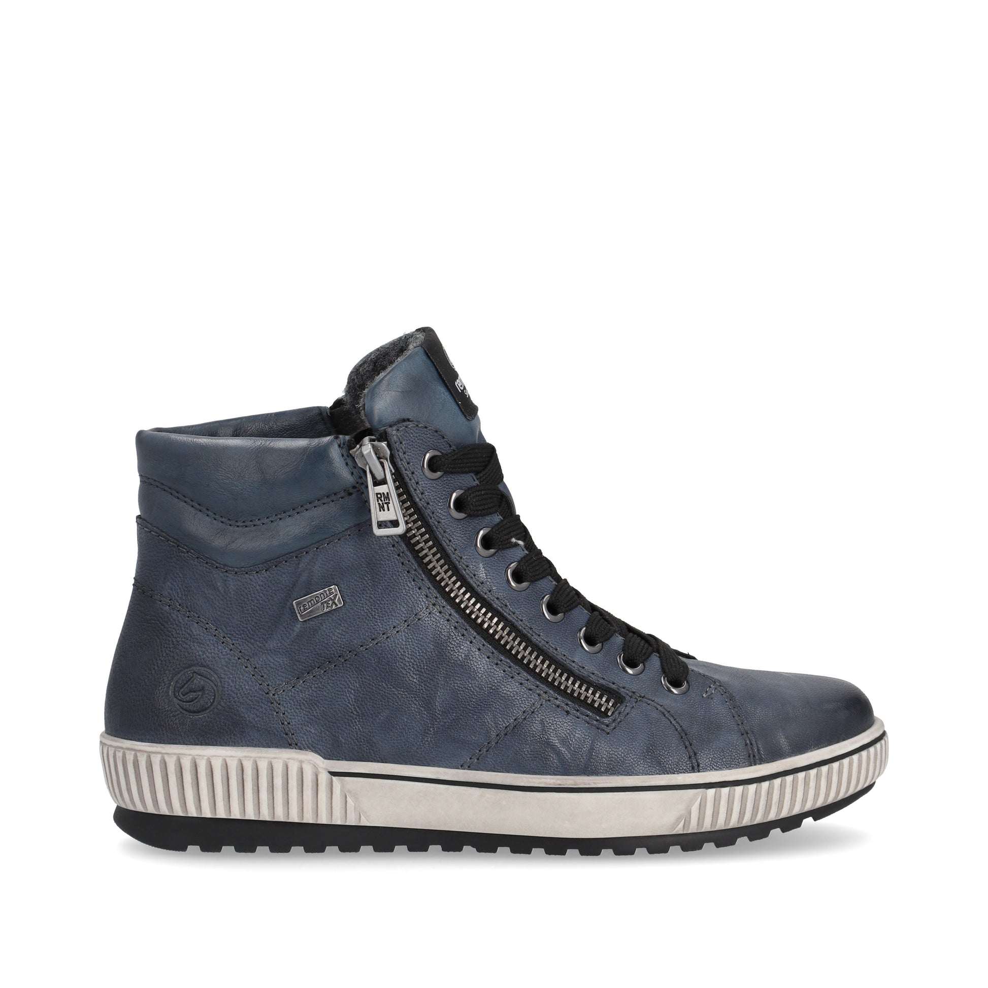 Blue Zip Boots for Women | Remonte D0772-14
