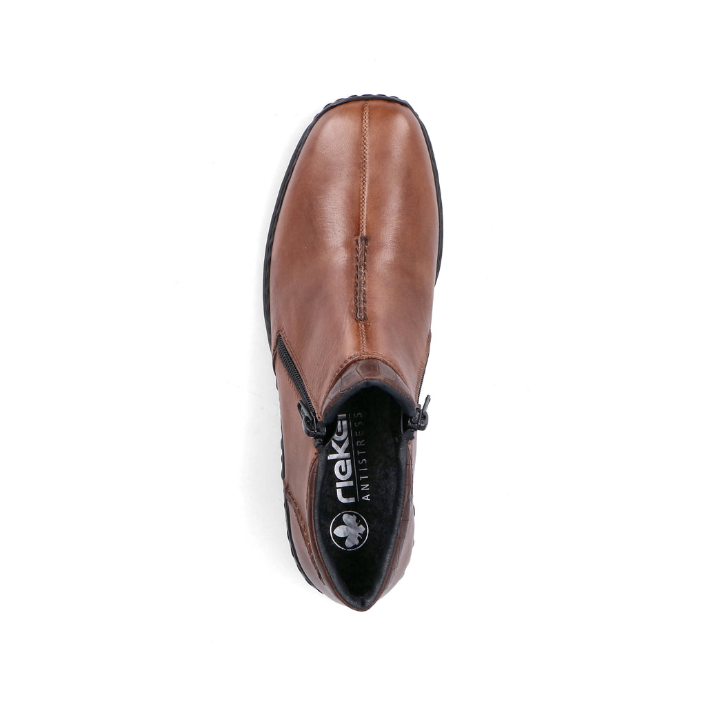 Brown Zip Boots for Women | Rieker L3882-24