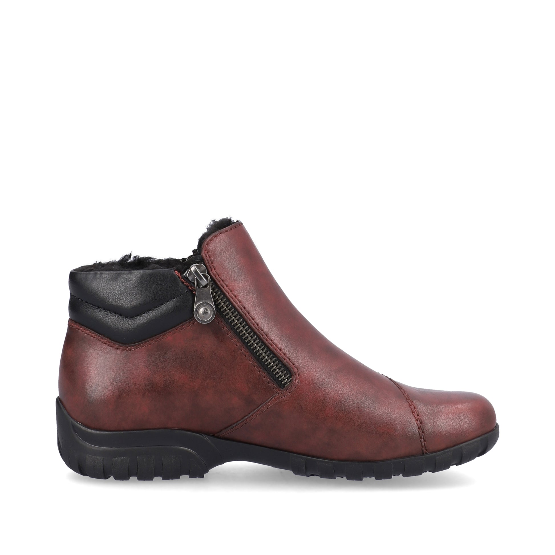 Red Zip Boots for Women | Rieker L4655-35