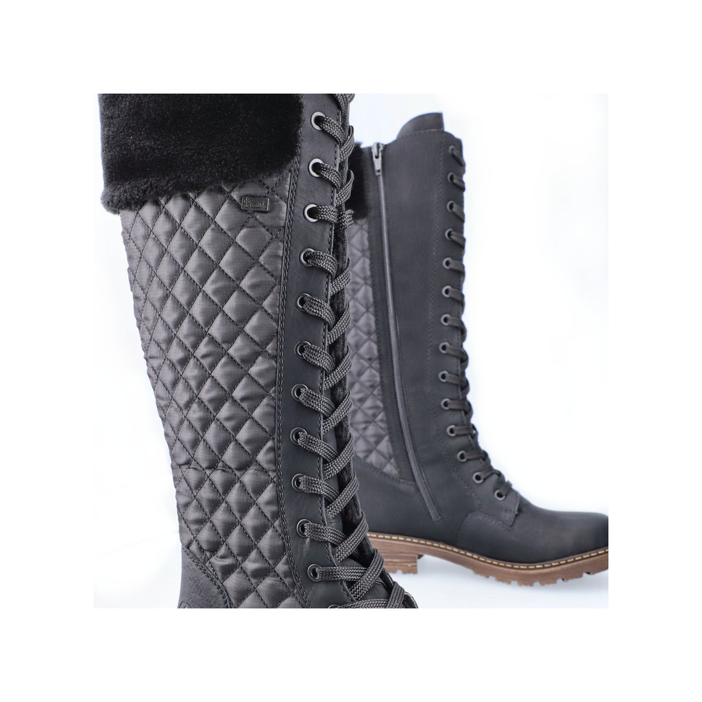 Black Zip Boots for Women | Rieker Z4740-00