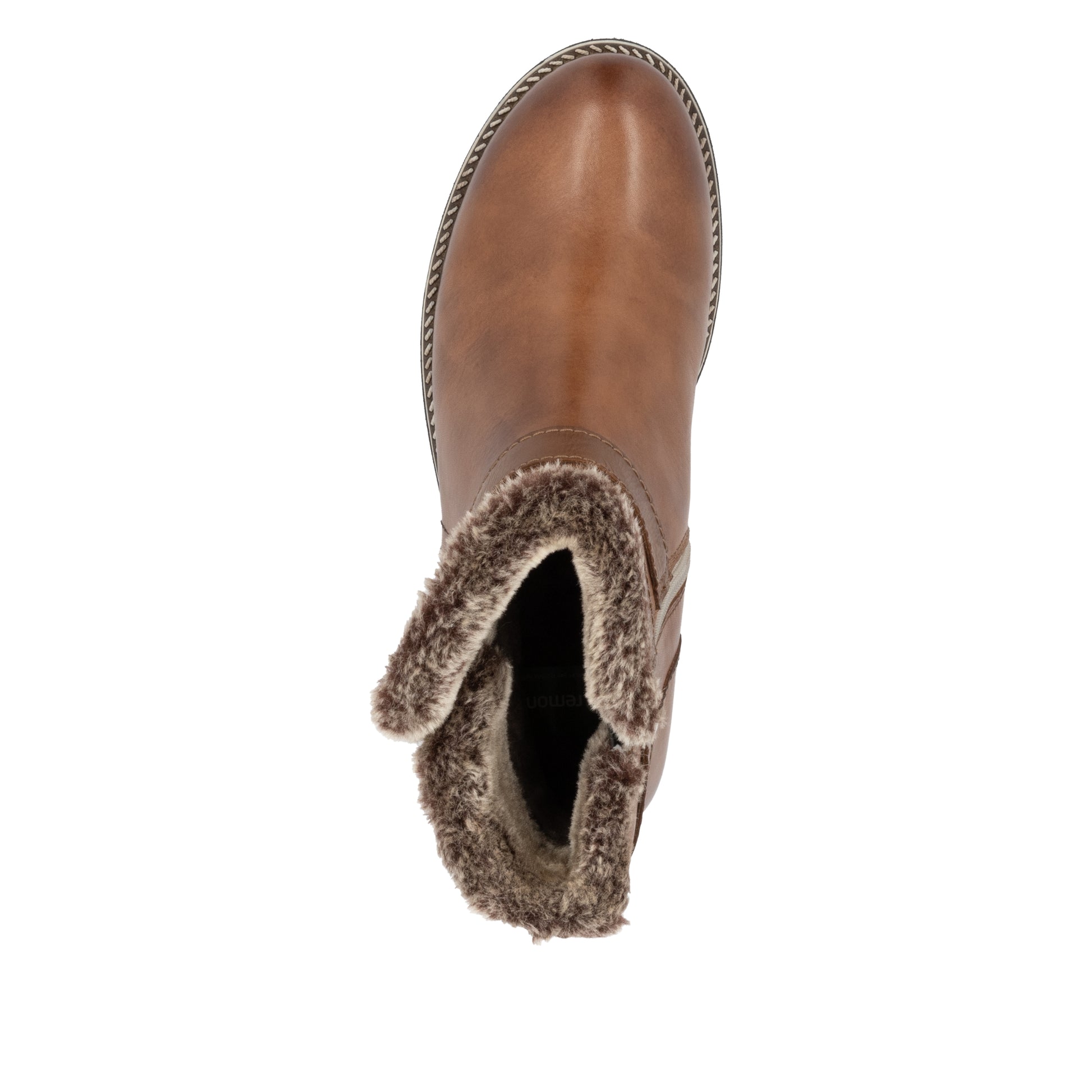 Brown Zip Boots for Women | Remonte D8484-24