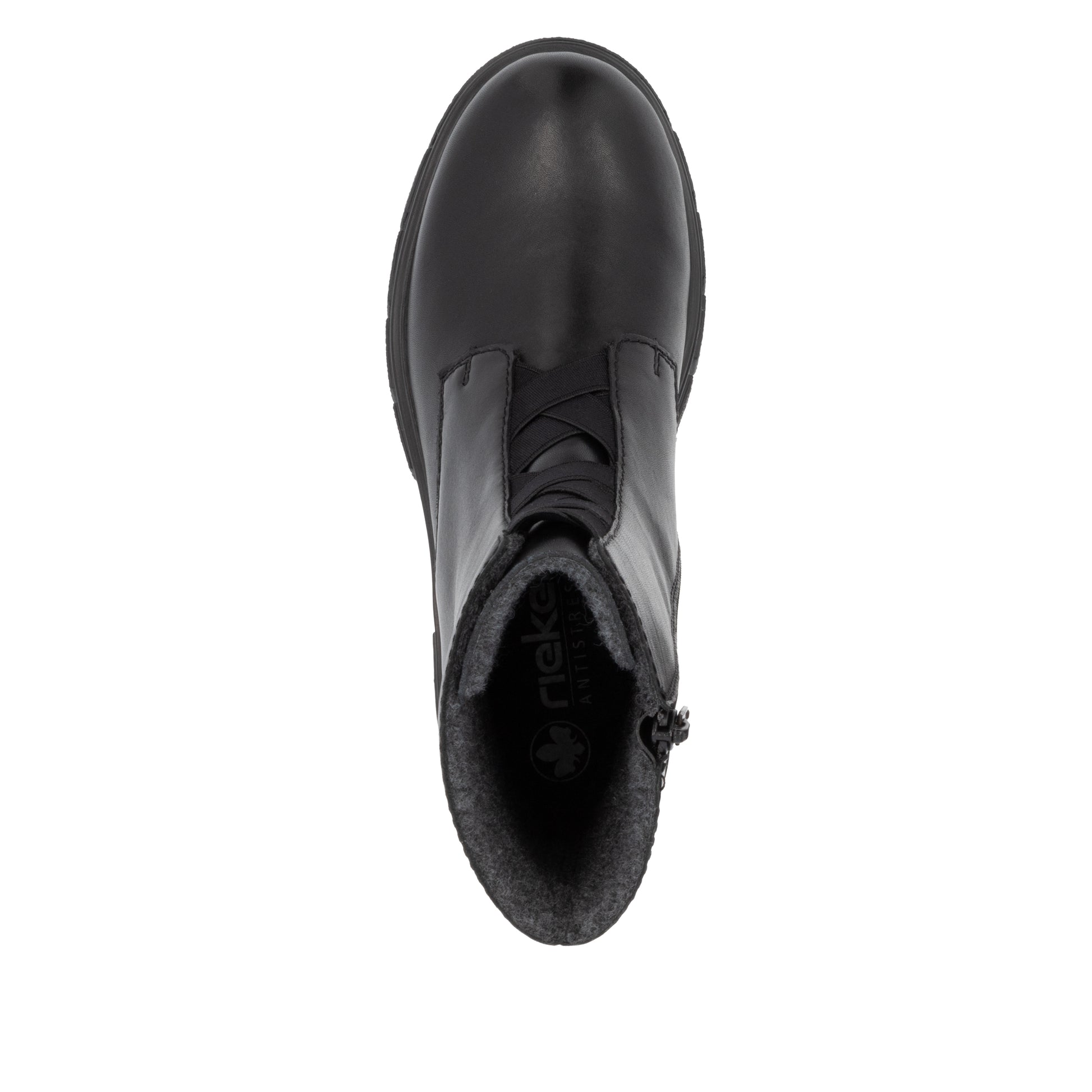 Black Zip Boots for Women | Rieker Z9179-00