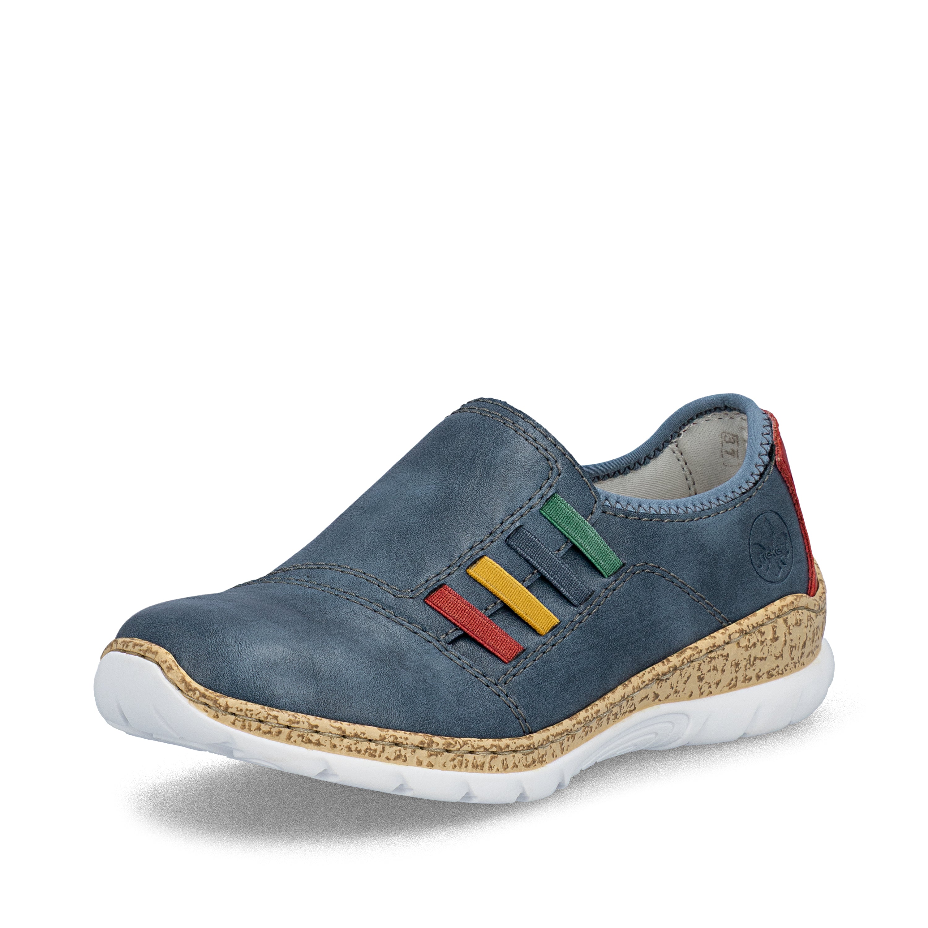 Rieker Women's Casual Slip-on Shoe - Blue | N4264-14