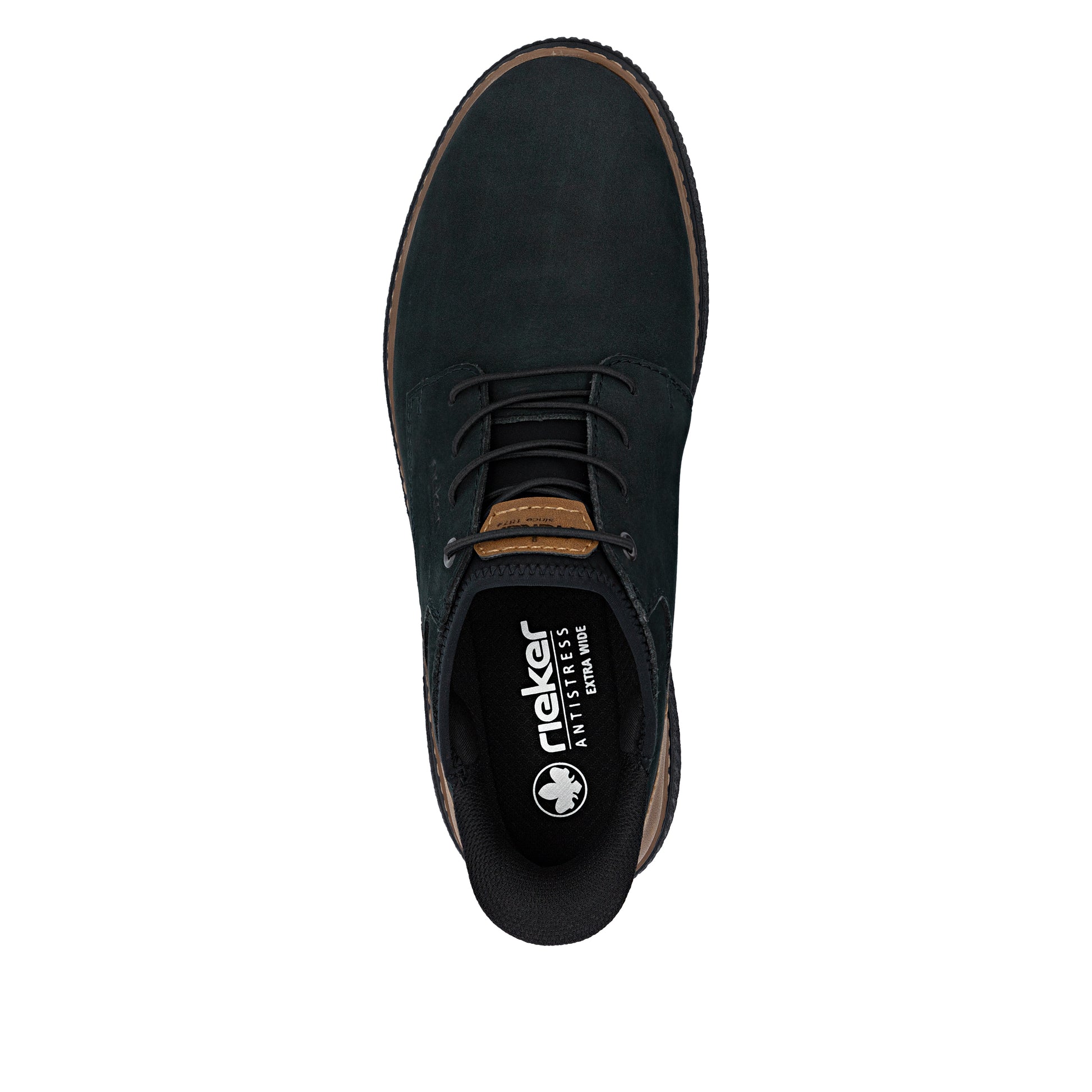 Blue Elasticated Shoes for Men | Rieker B3357-15