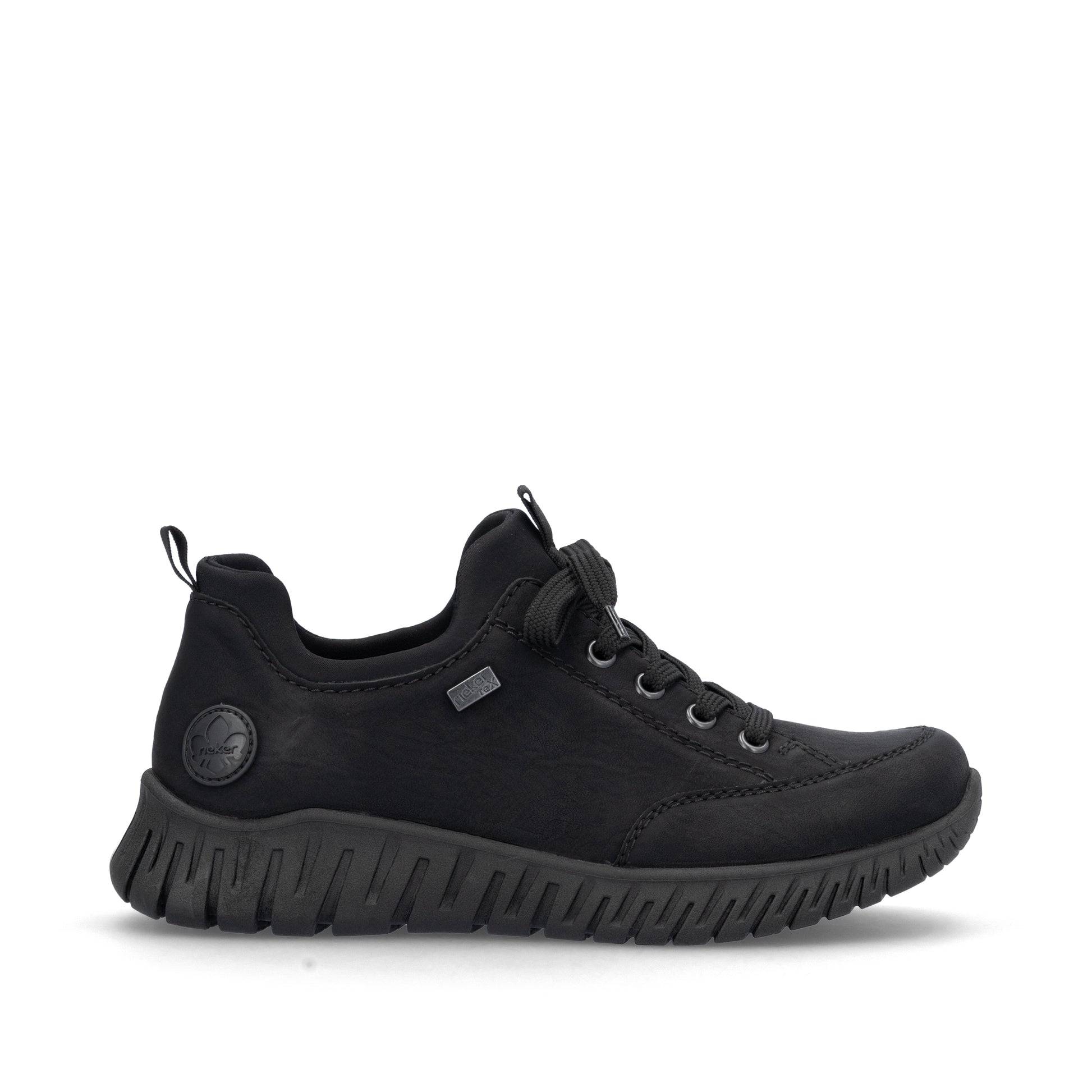 Black Elasticated Shoes for Women | Rieker M5352-00