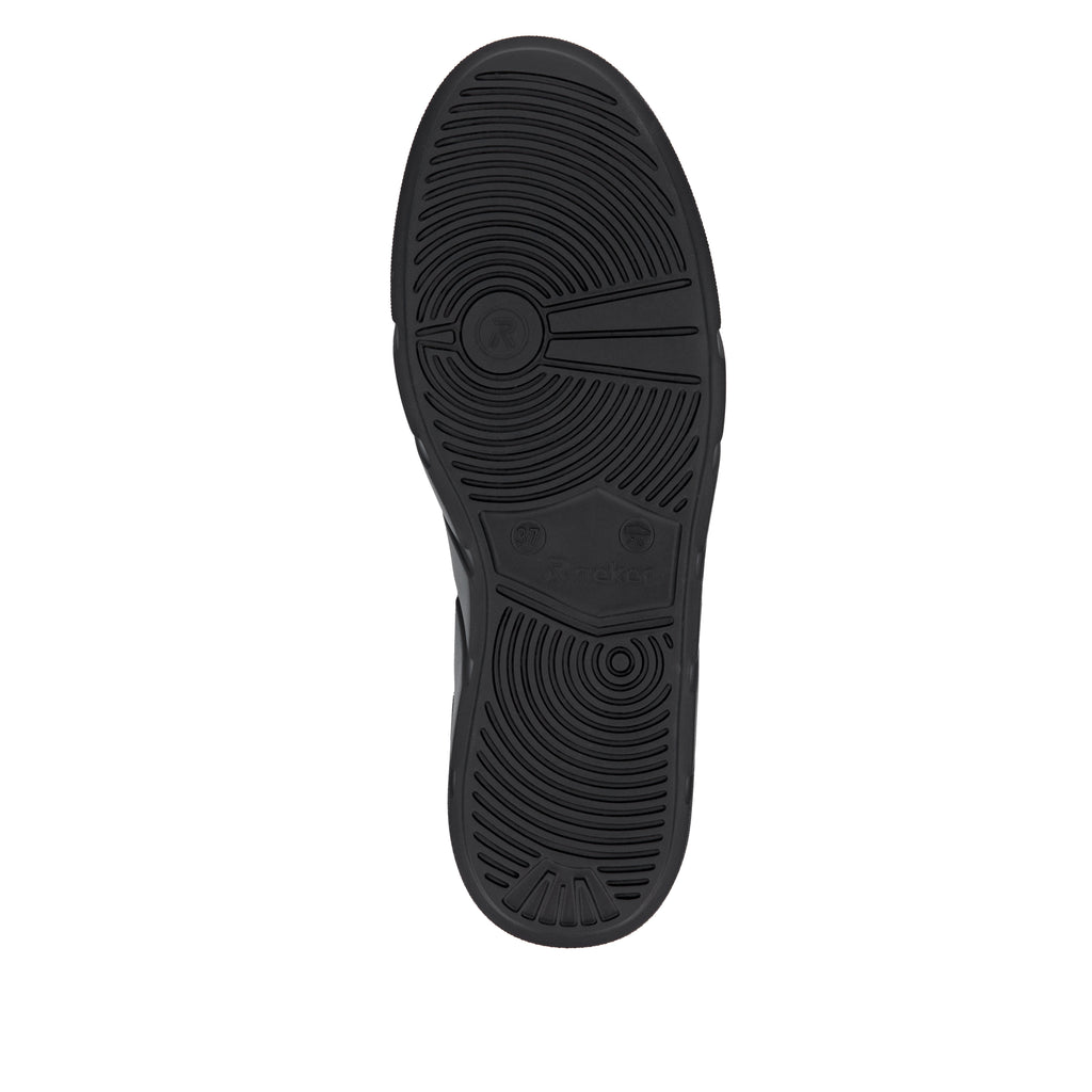 Black Elasticated Shoes for Women | Rieker W2601-00