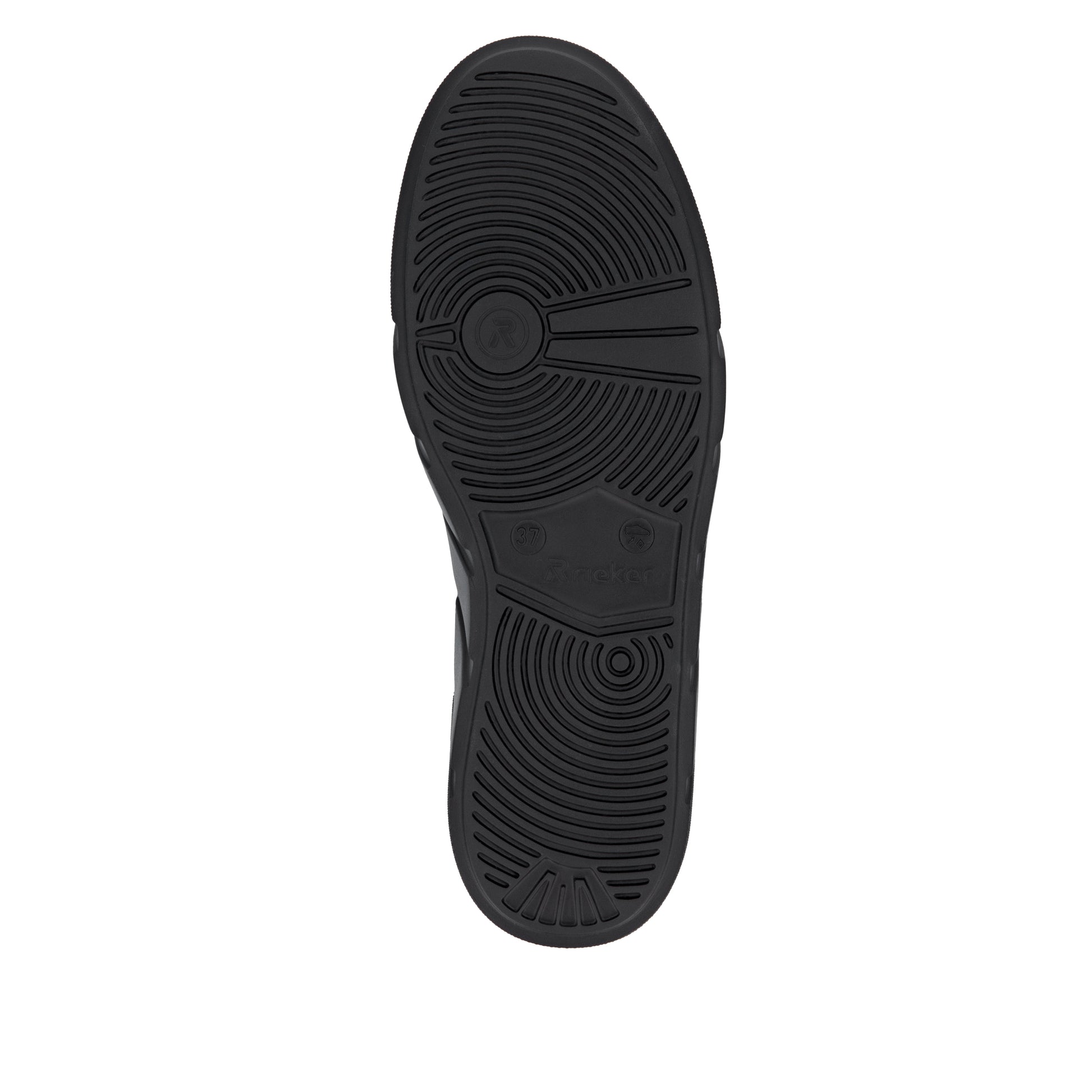 Black Elasticated Shoes for Women | Rieker W2601-00