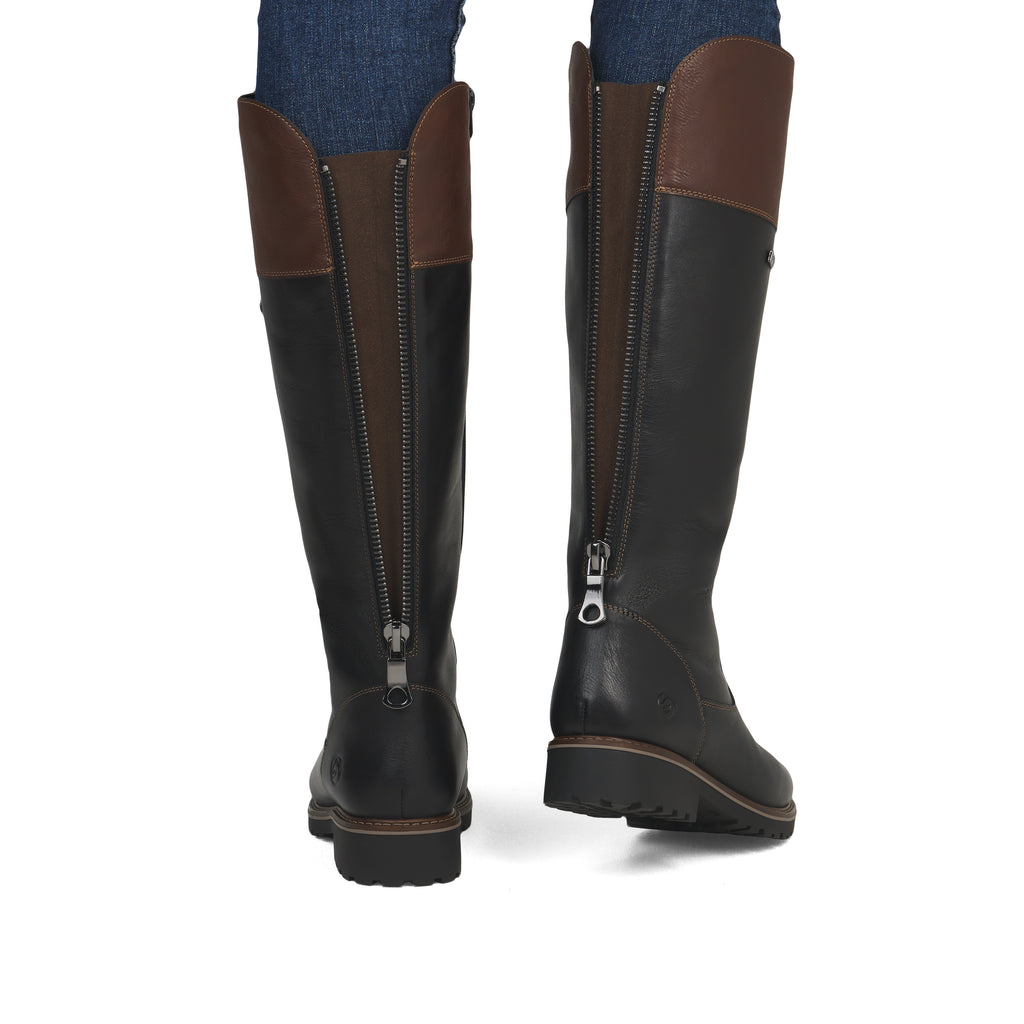 Black Zip Boots for Women | Remonte R6581-02