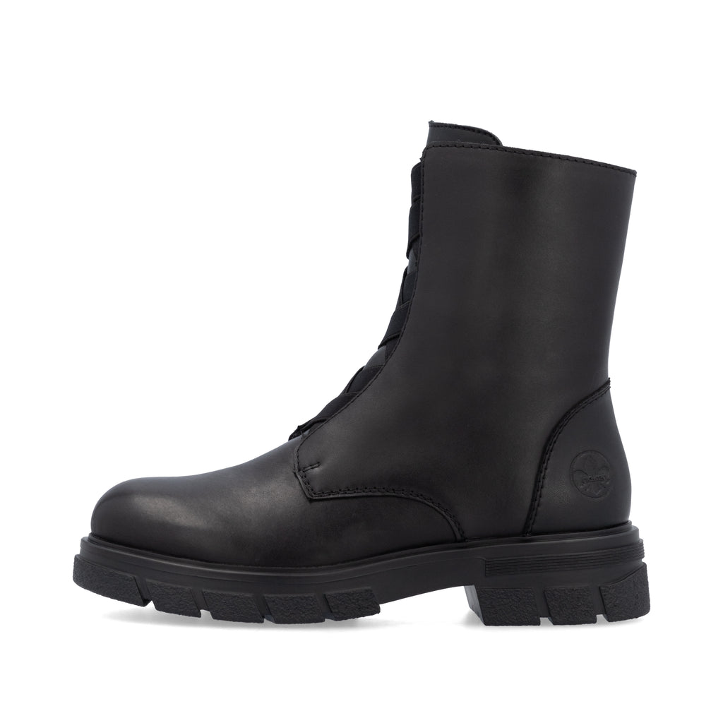 Black Zip Boots for Women | Rieker Z9179-00