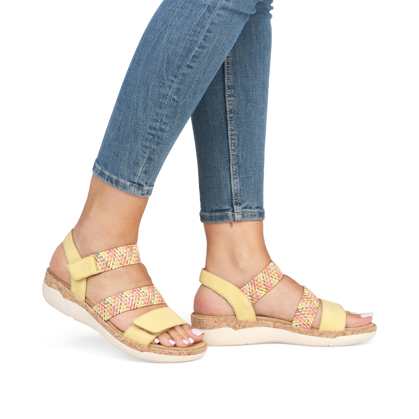 remonte Woman's Sandals - Yellow | R6861-68