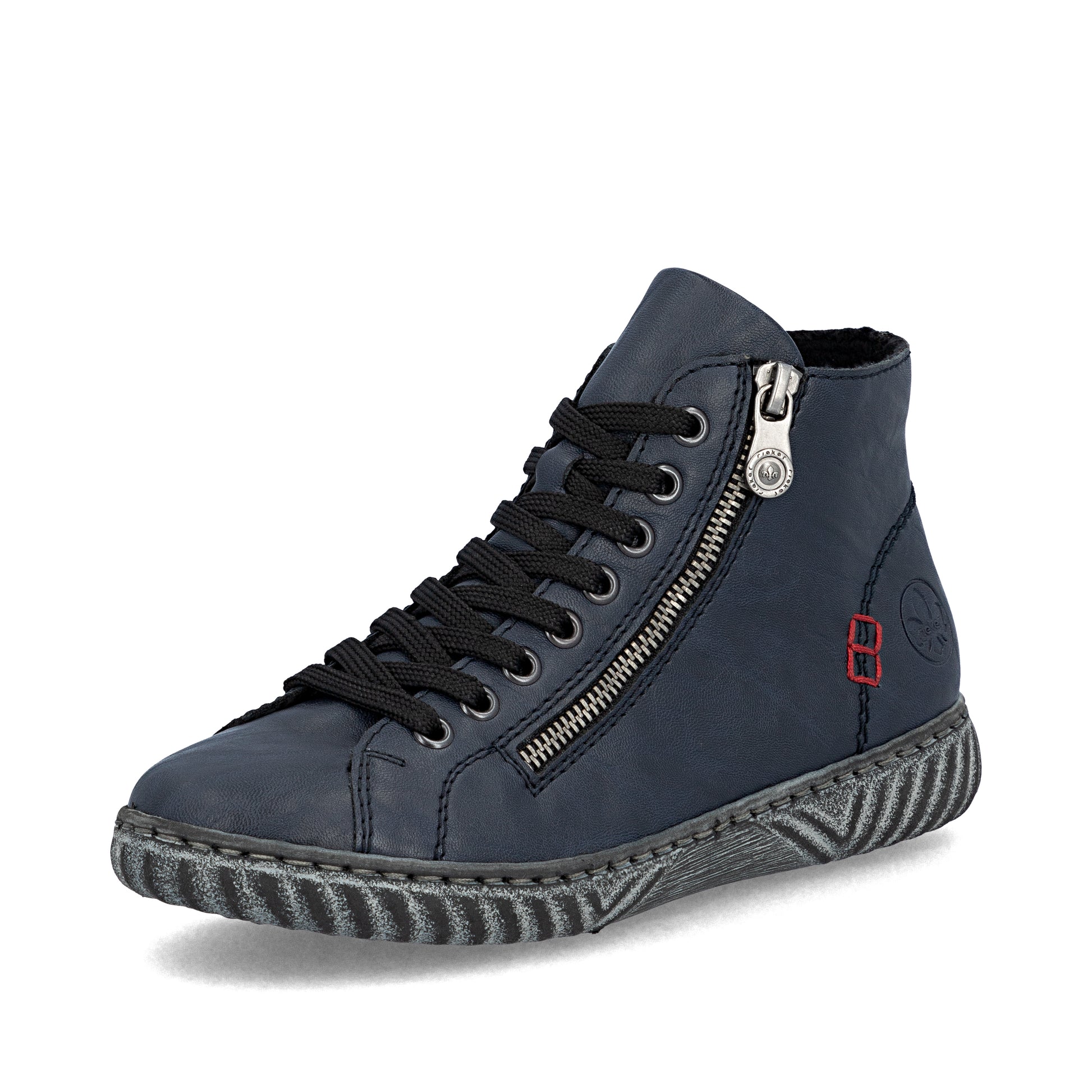 Blue Zip Boots for Women | Rieker N0921-14