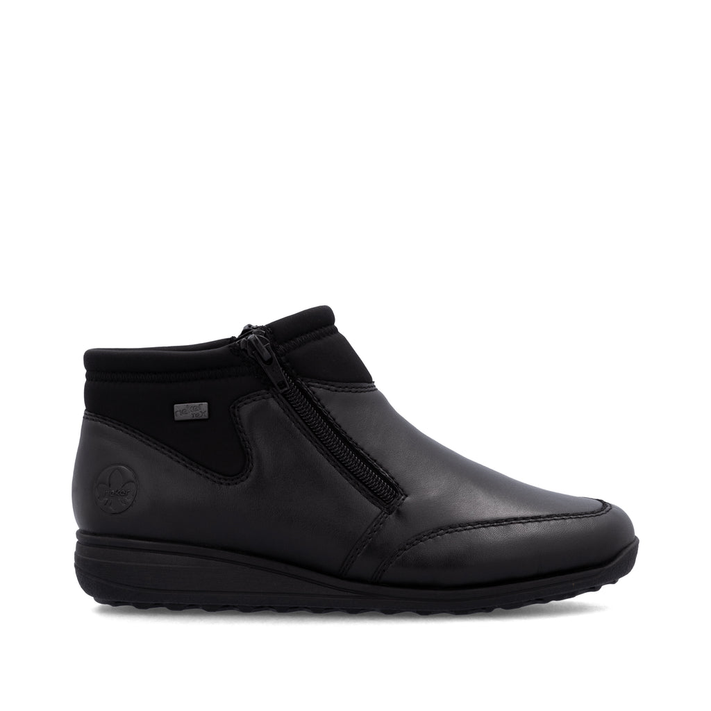 Black Zip Boots for Women | Rieker 47270-00
