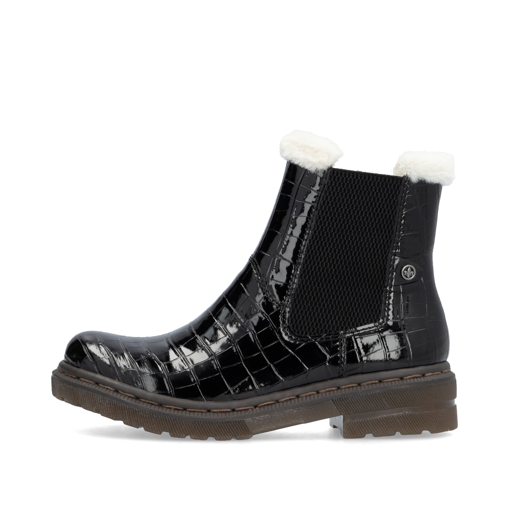 Black Zip Boots for Women | Rieker 78250-00