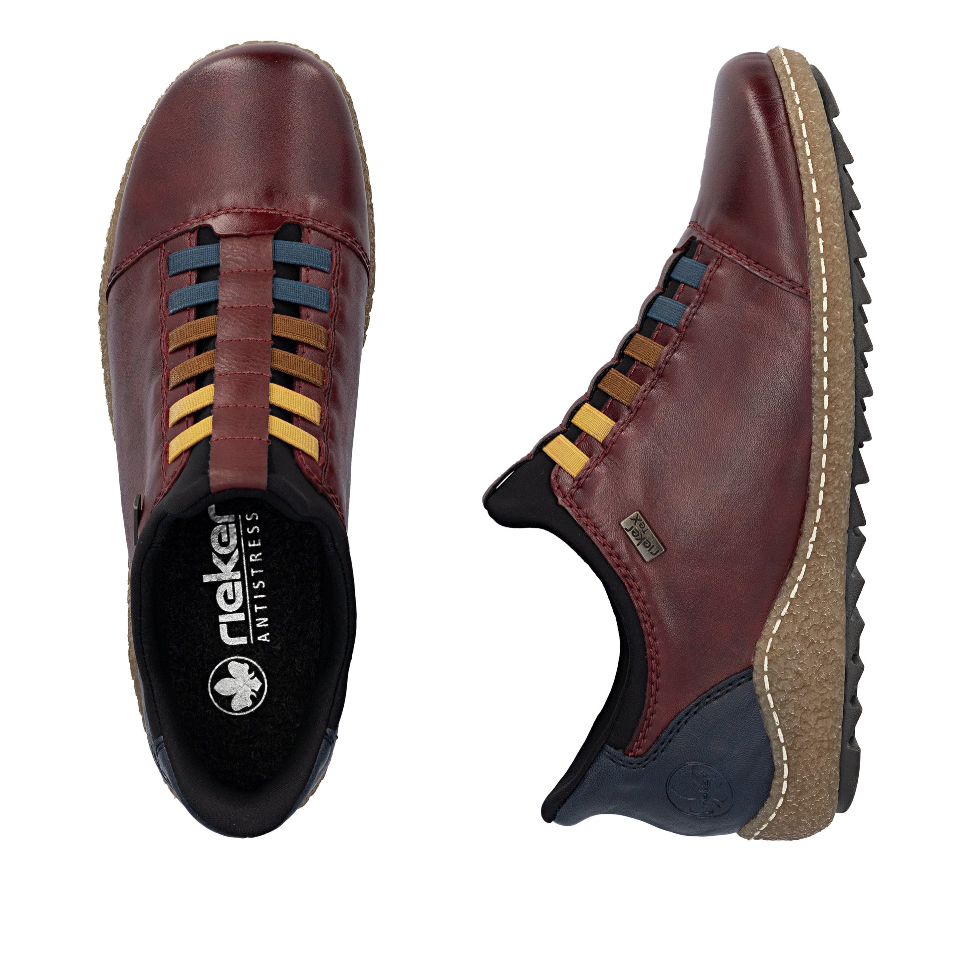 Red Elasticated Shoes for Women | Rieker L7562-35