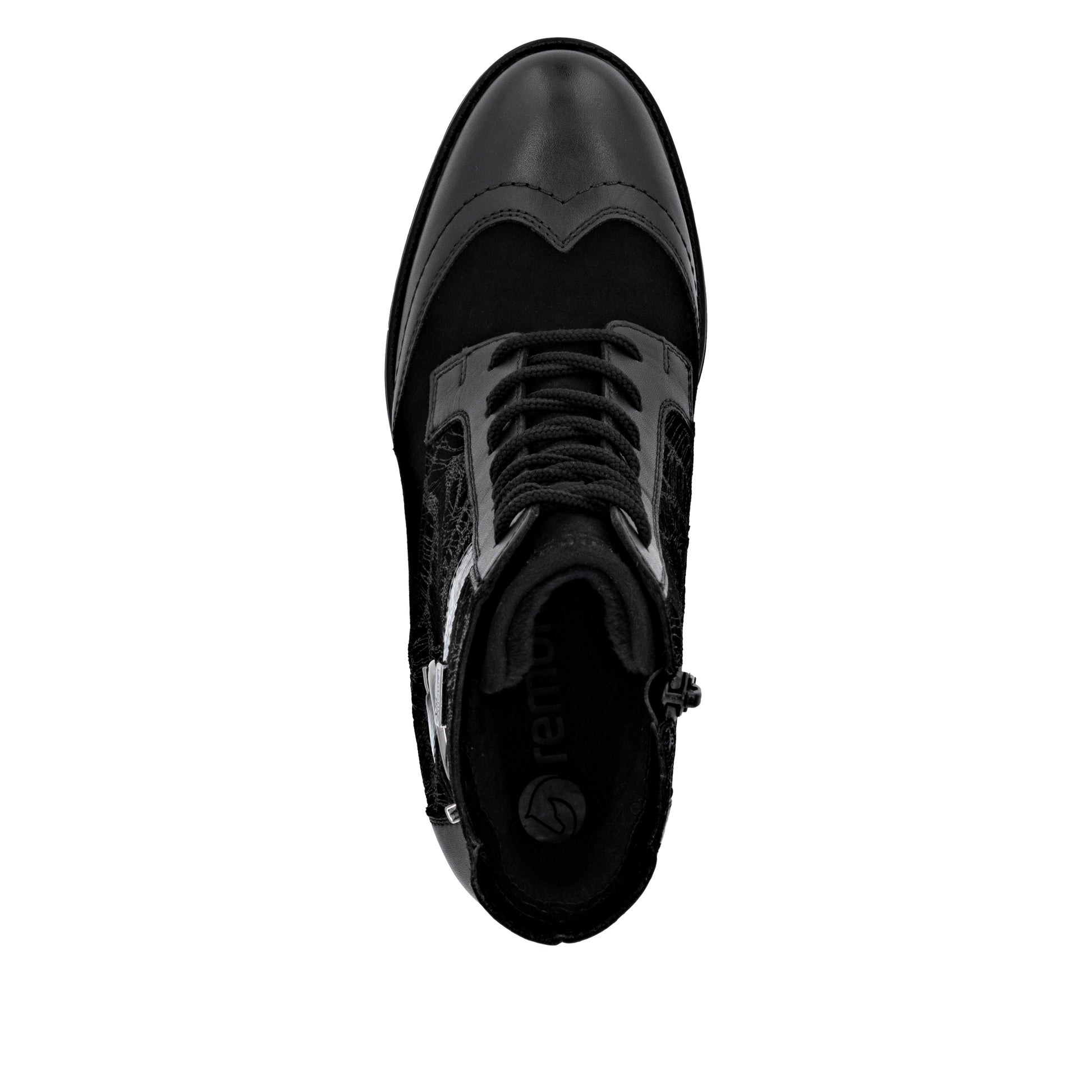 Black Zip Boots for Women | Remonte D2A77-02