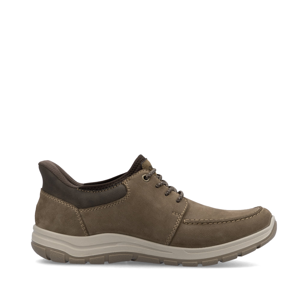 Brown Elasticated Shoes for Men | Rieker 03656-24