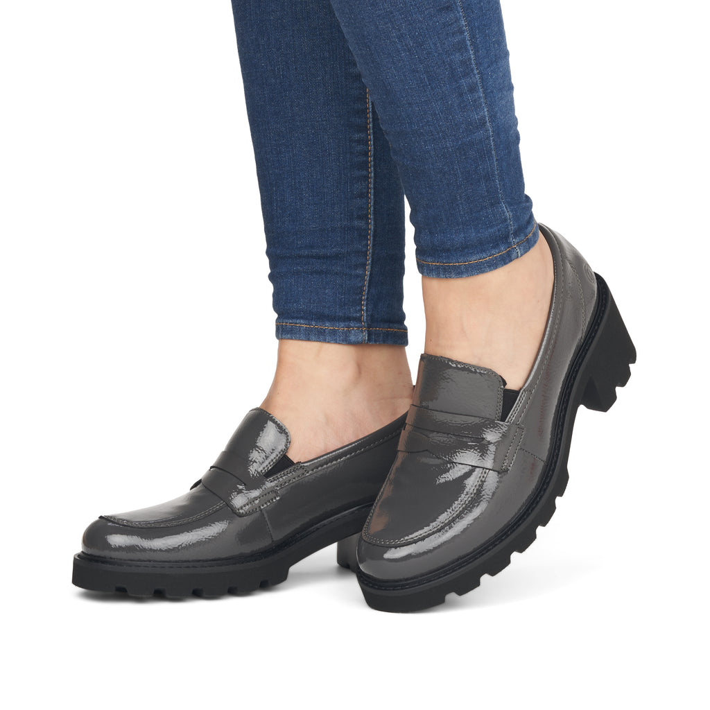 Grey Elasticated Shoes for Women | Remonte D0A00-45