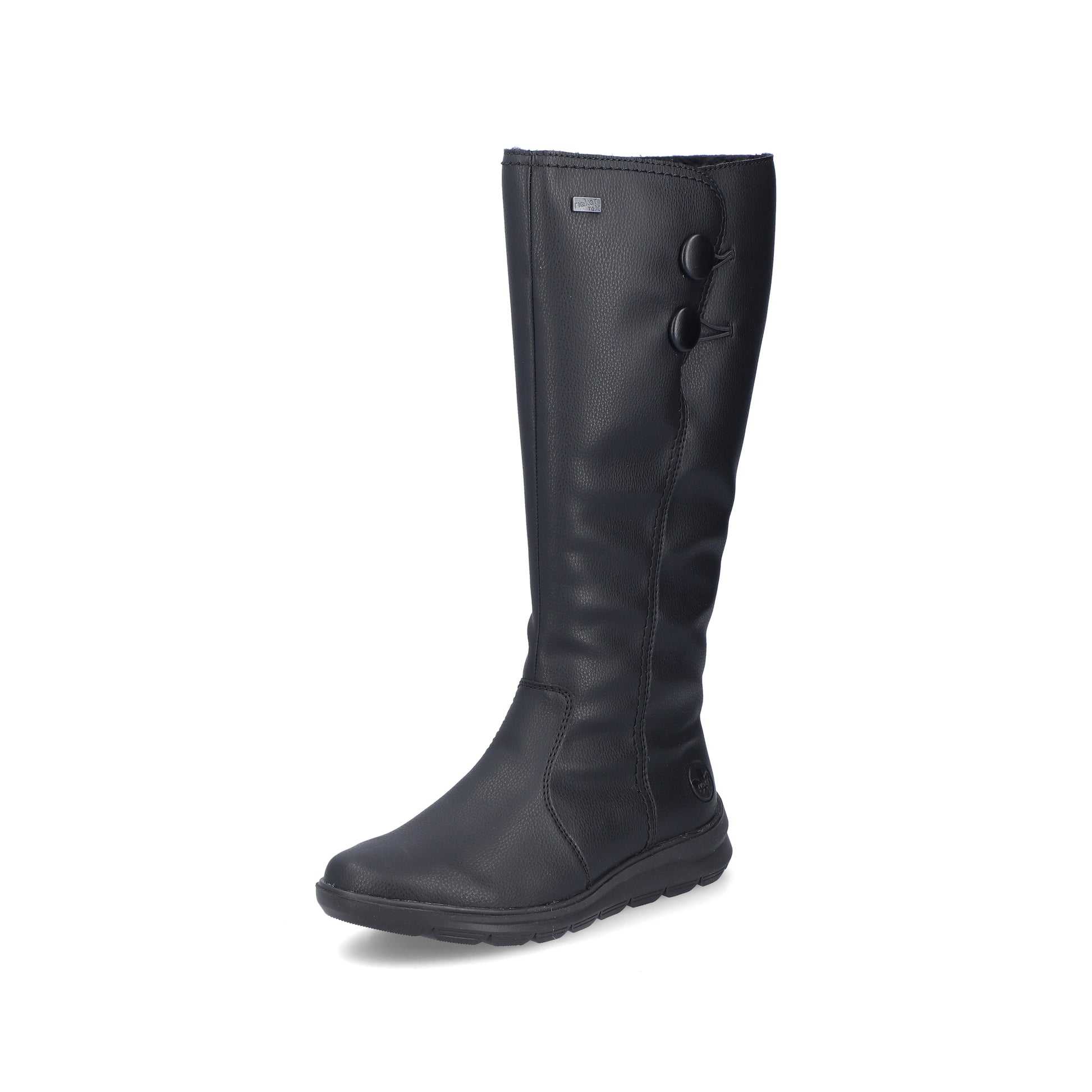 Black Zip Boots for Women | Rieker Z0090-00