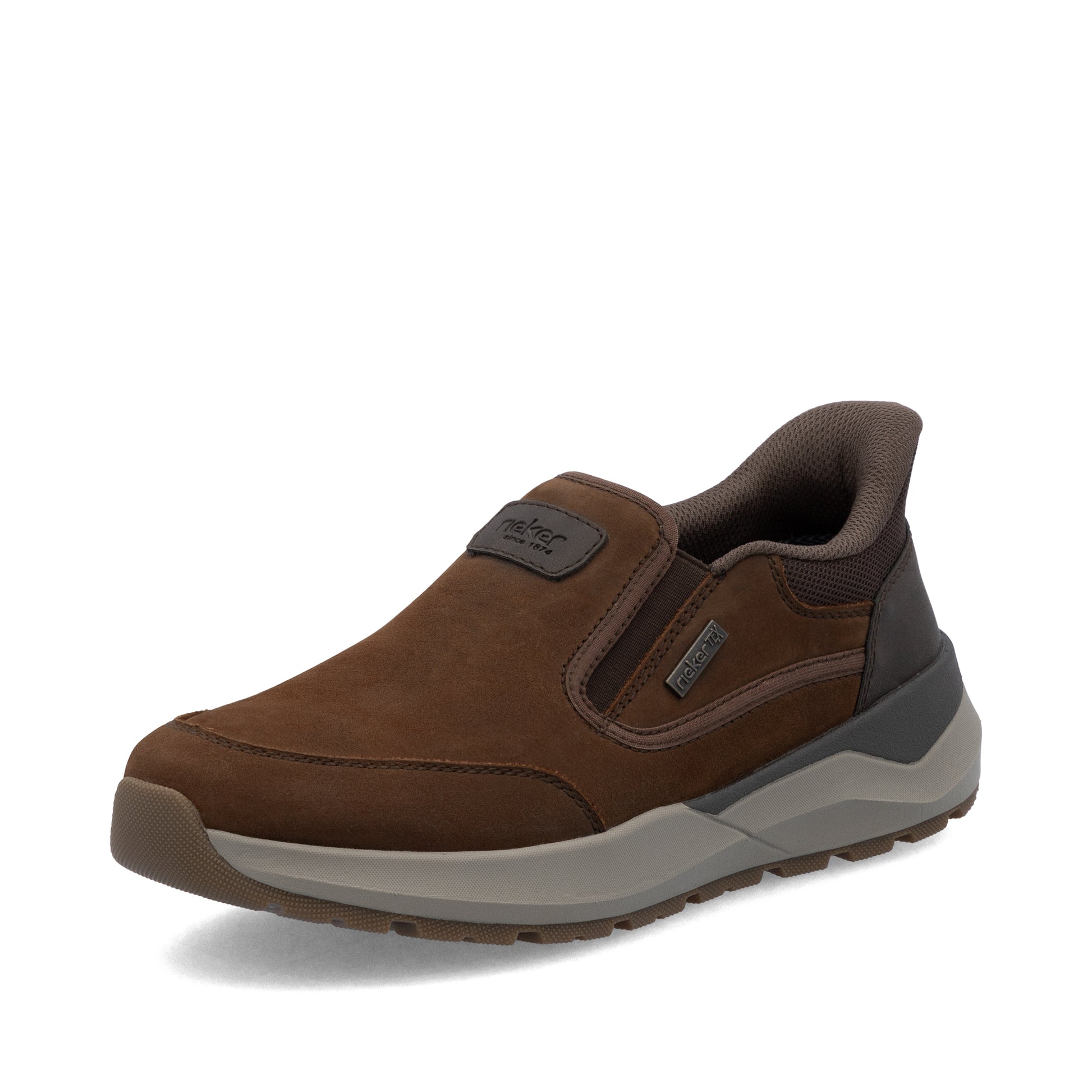 Brown Elasticated Shoes for Men | Rieker 06052-22