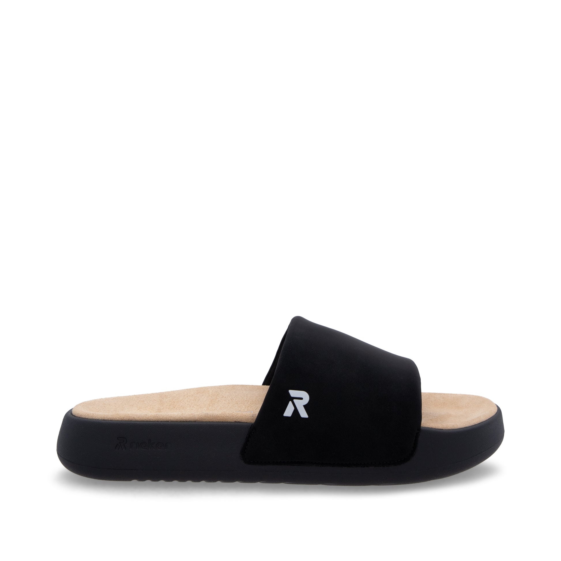 Black Slip-On Sandals for Men | Rieker U3250-00