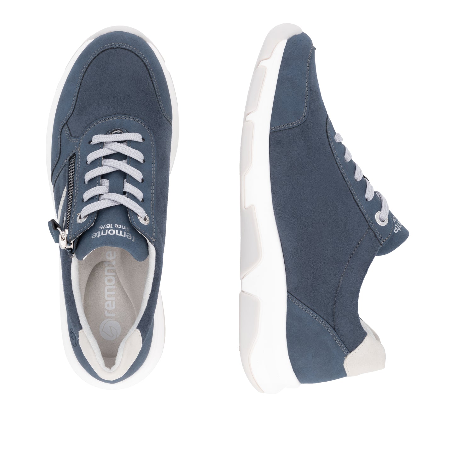 remonte Women's Comfort Trainer - Blue | D1S04-14