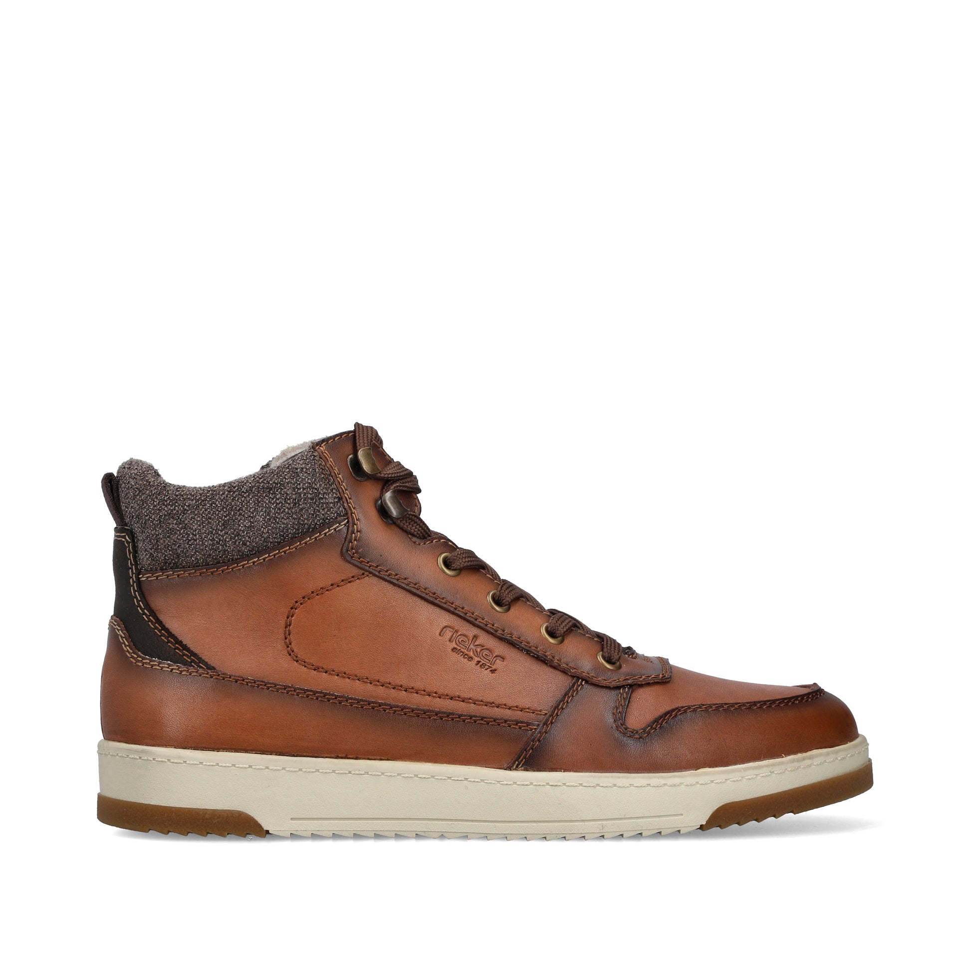Brown Zip Boots for Men | Rieker 17530-25