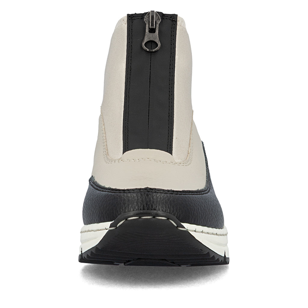 Beige Zip Boots for Women | Rieker N6352-60