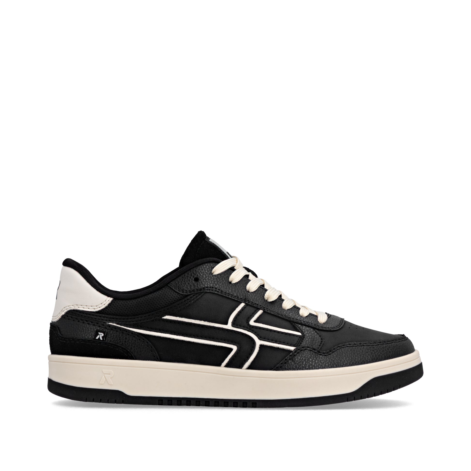 Black Elasticated Shoes for Men | Rieker Sport U1900-00