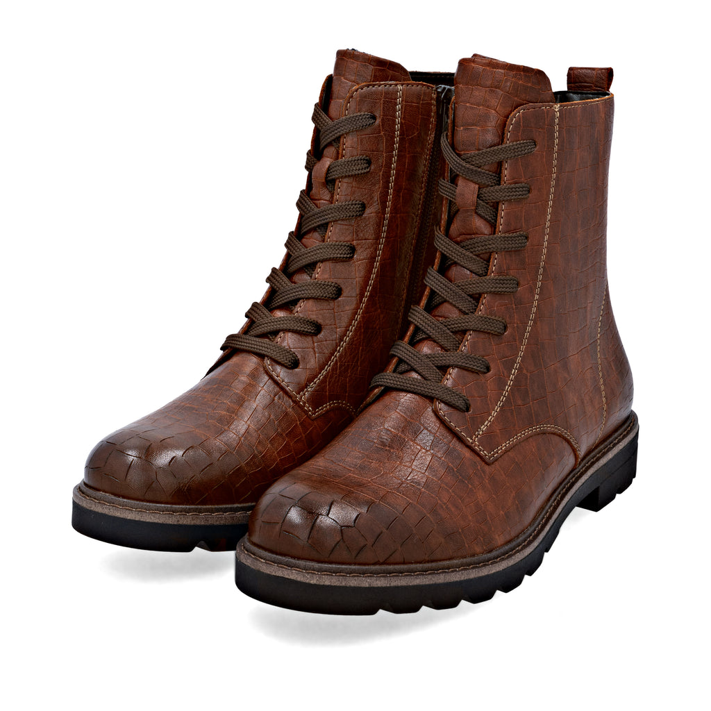 Brown Zip Boots for Women | Remonte D2Q71-22