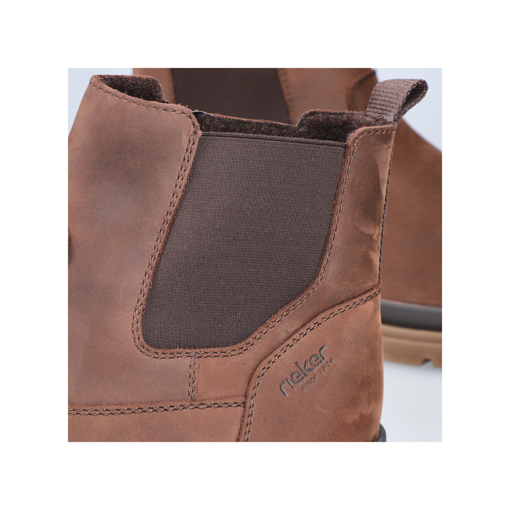 Brown Zip Boots for Men | Rieker F7051-23