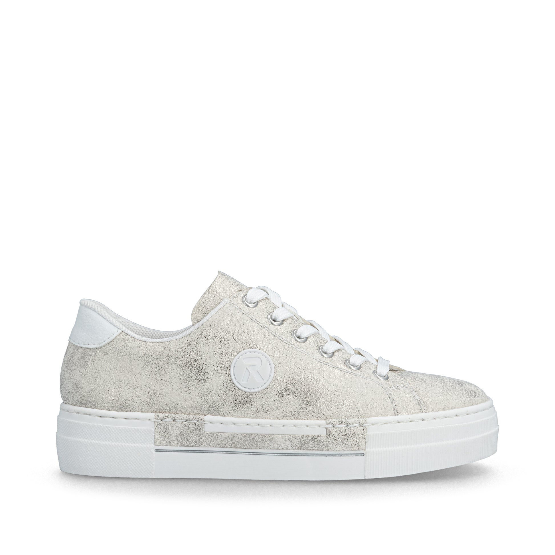 Metallic Elasticated Shoes for Women | Rieker N49W1-90