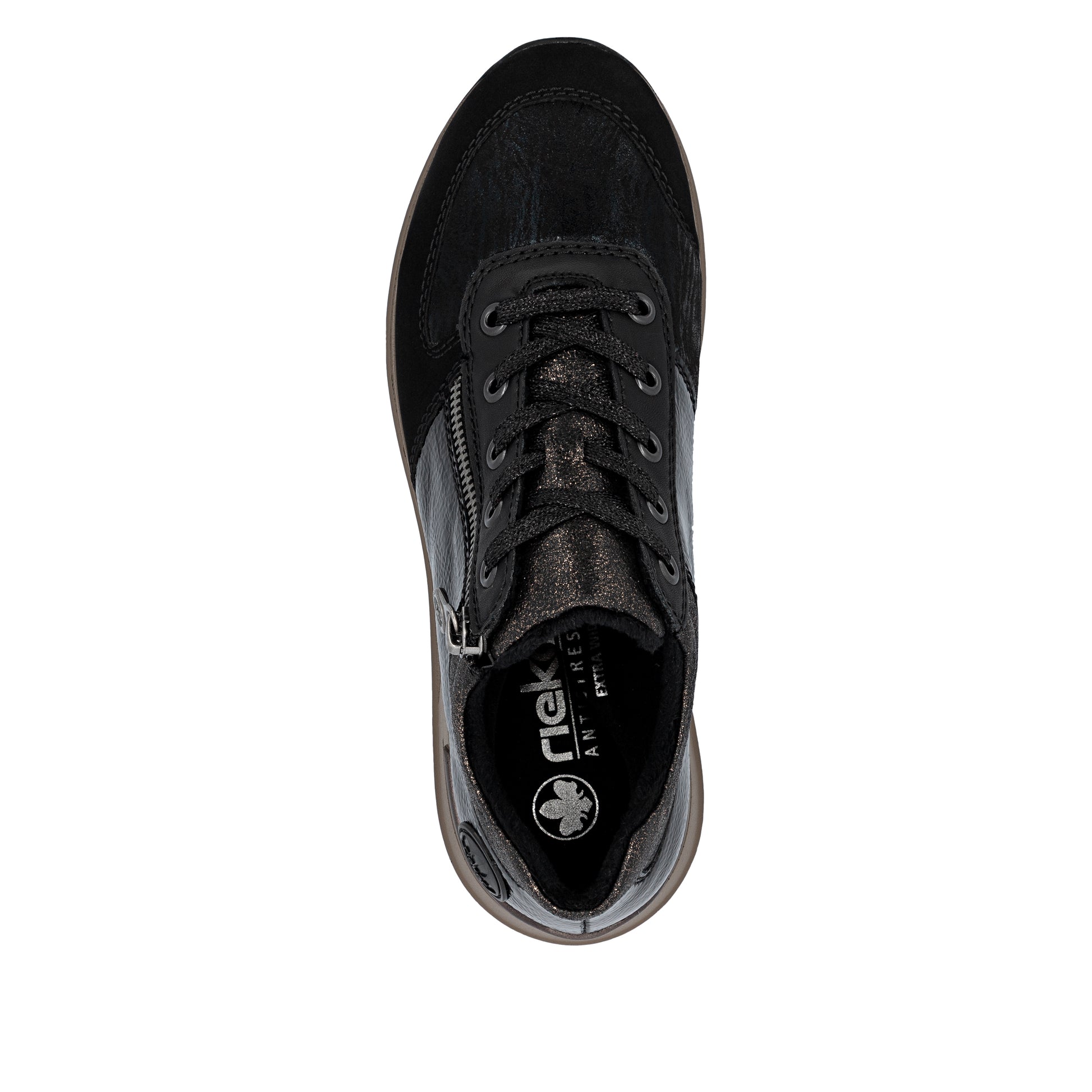 Black Zip Boots for Women | Rieker N1407-00