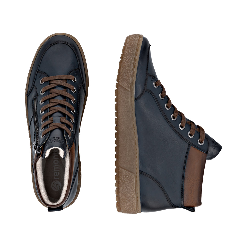 Blue Zip Boots for Women | Remonte D2T70-14