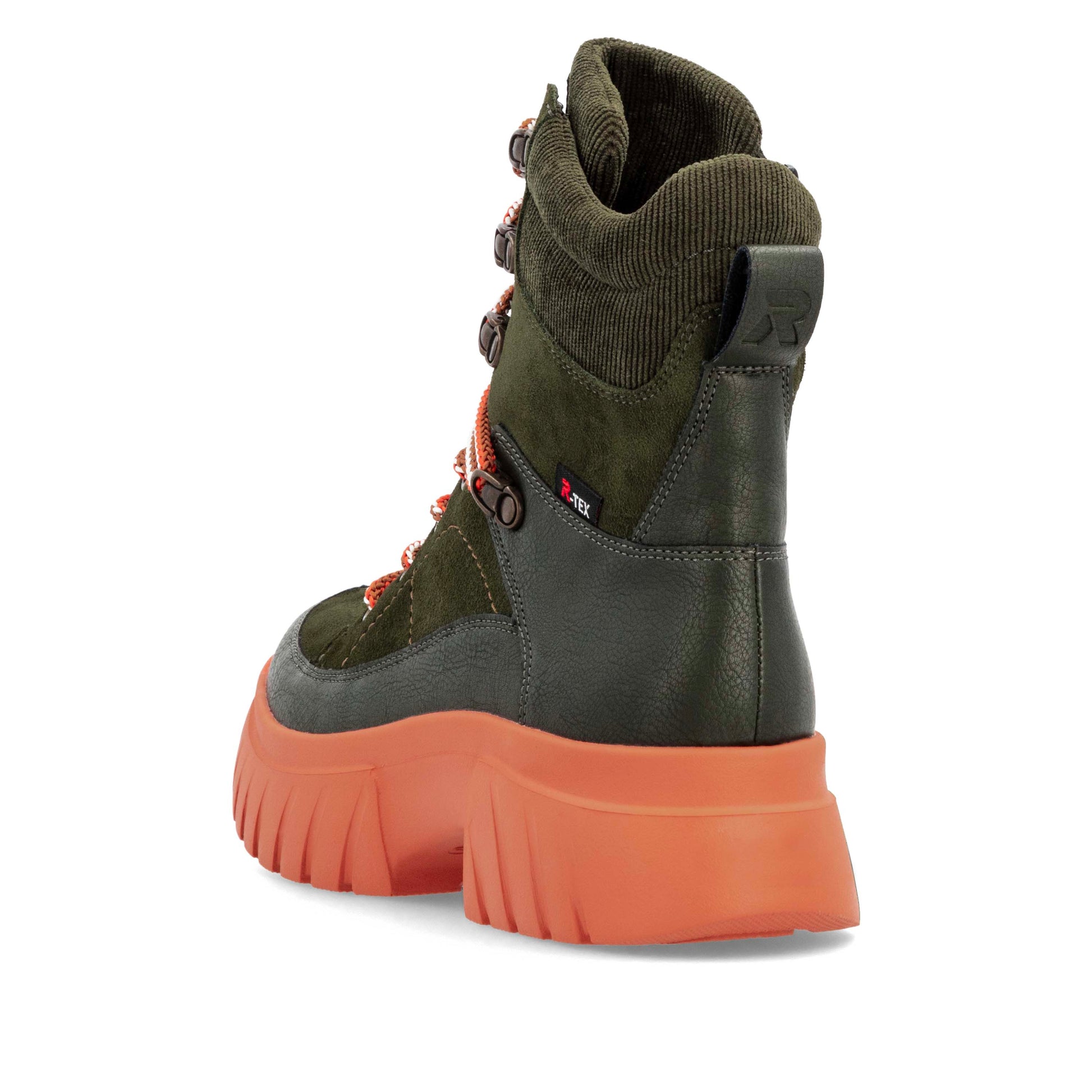 Green Zip Boots for Women | Rieker Sport W1871-54