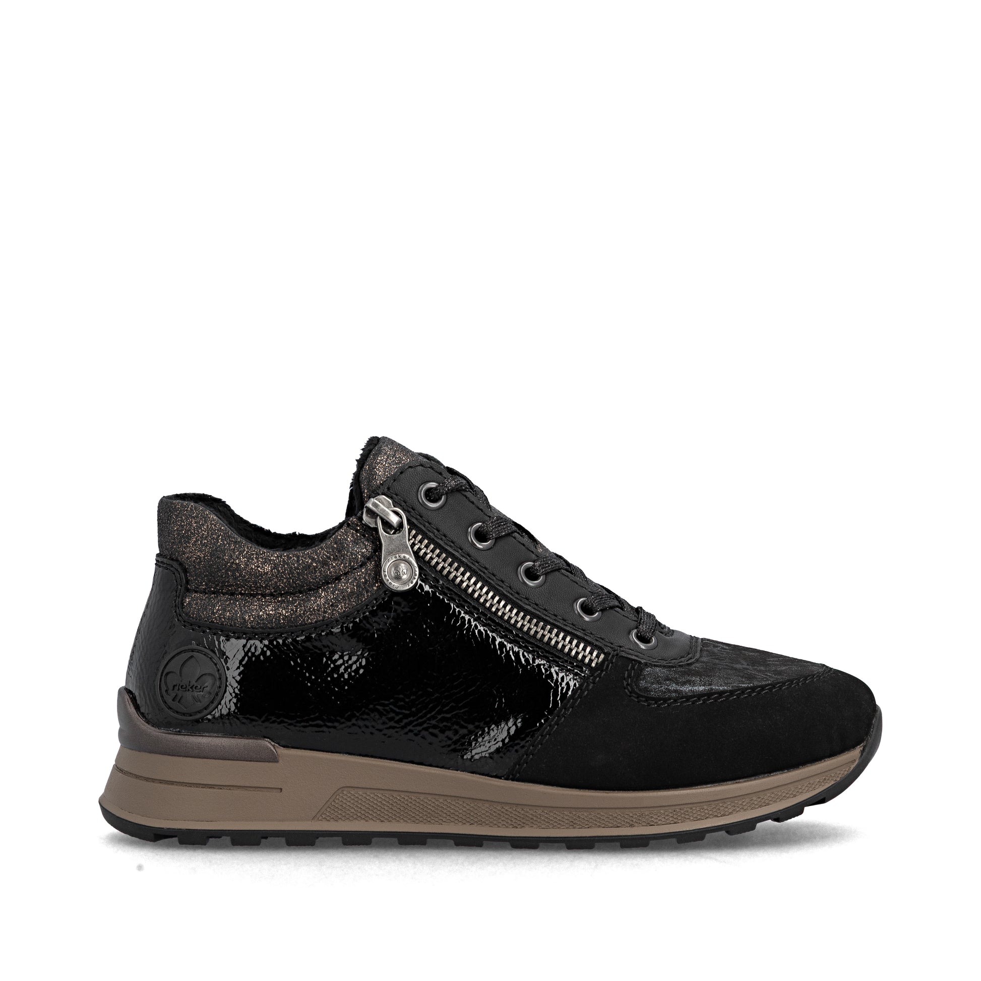 Black Zip Boots for Women | Rieker N1407-00